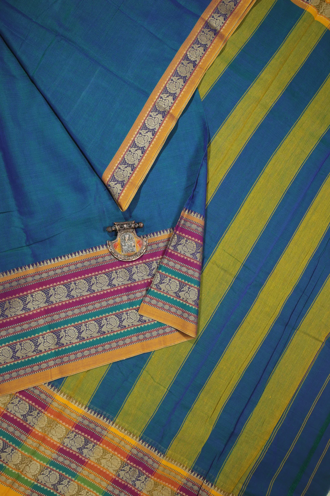 teal-peacock-ruthratcham-narayanpet-saree-pk002561-a