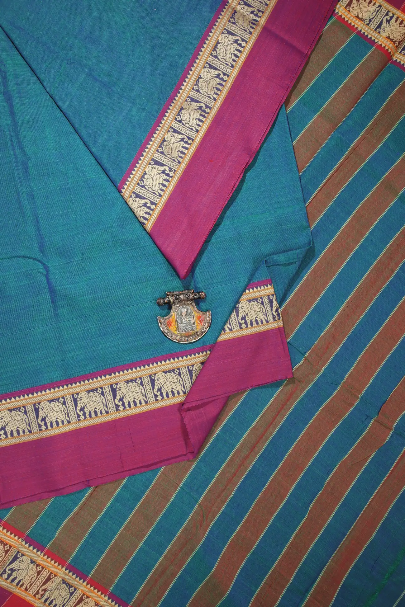 teal-elephant-narayanpet-saree-pk002646-a