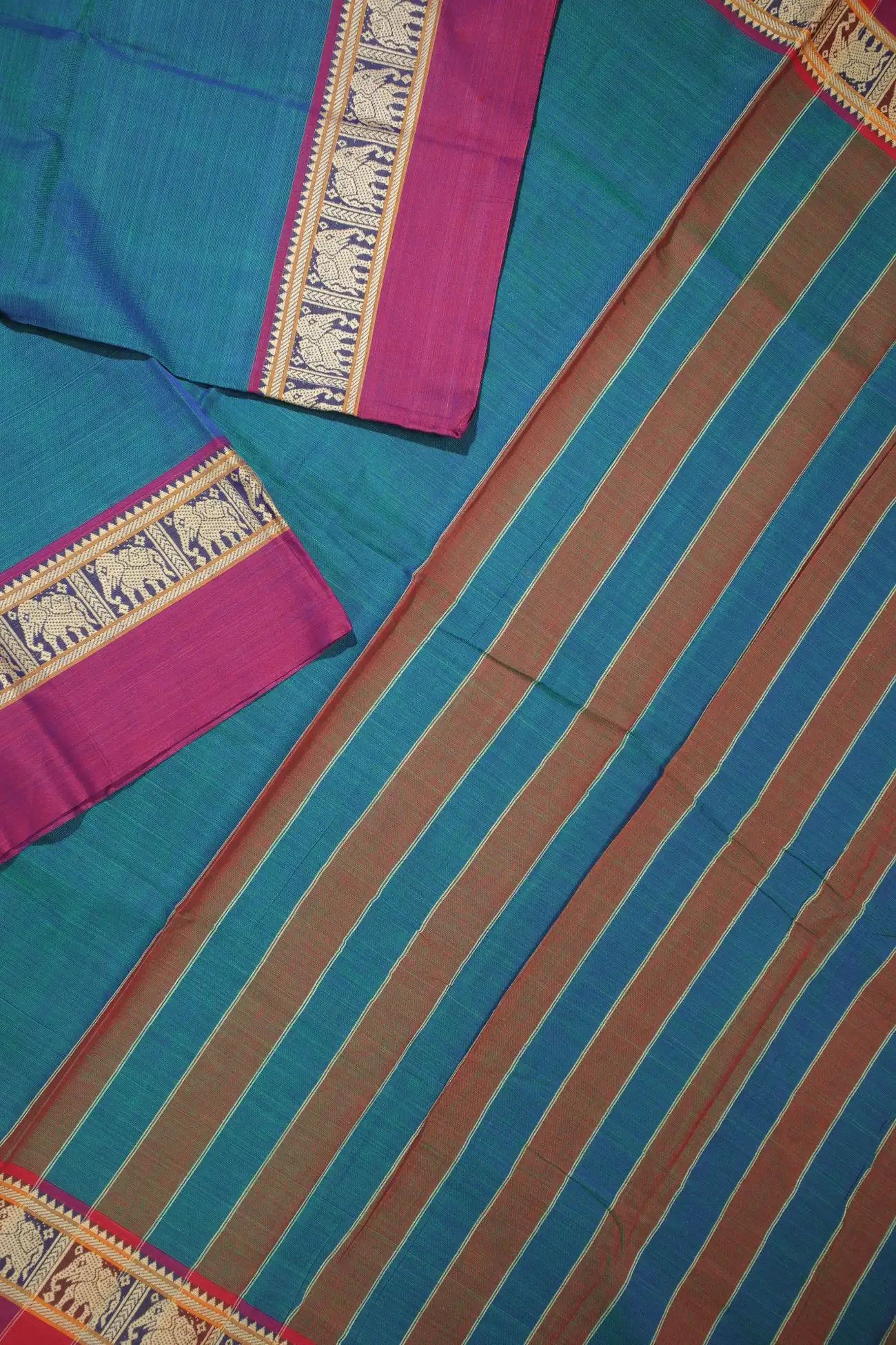 teal-elephant-narayanpet-saree-pk002646-b