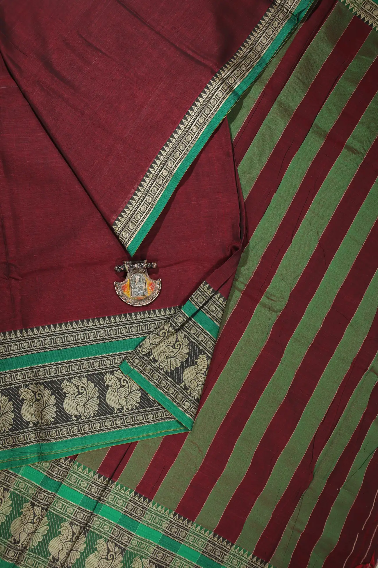 dark-maroon-peacock-ruthratcham-narayanpet-saree-pk002735-a