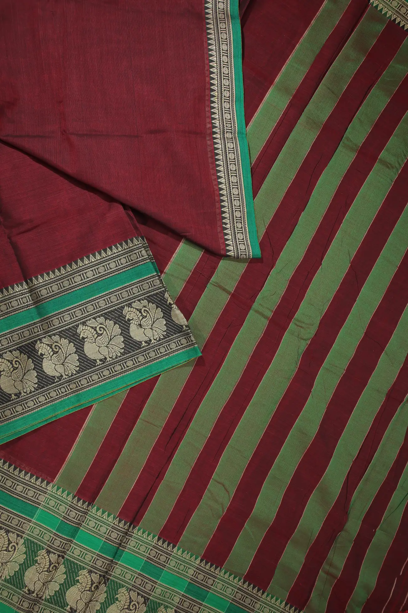 dark-maroon-peacock-ruthratcham-narayanpet-saree-pk002735-b