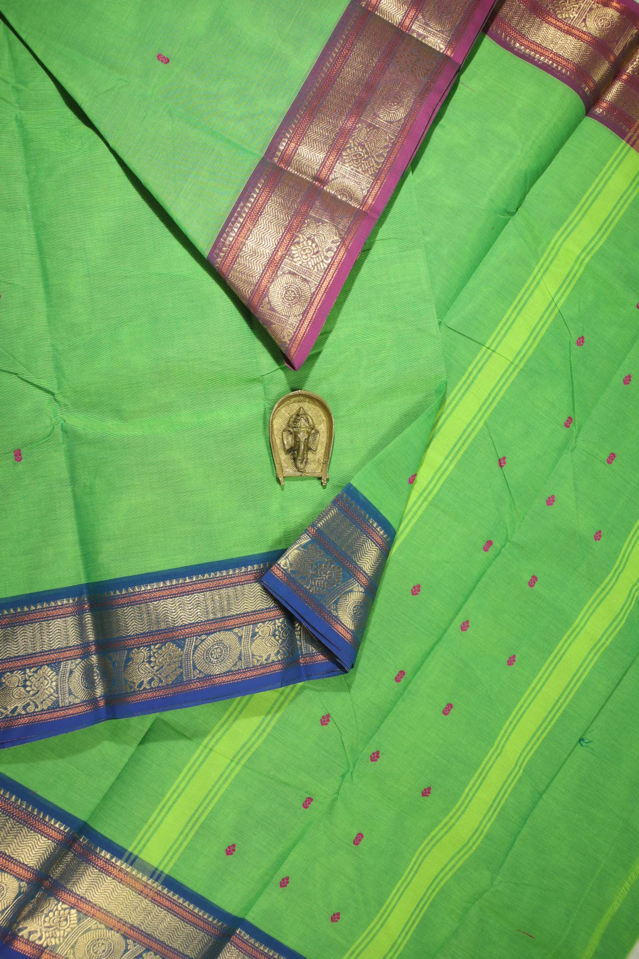 pale-green-peacock-narayanpet-saree-gc001466-a