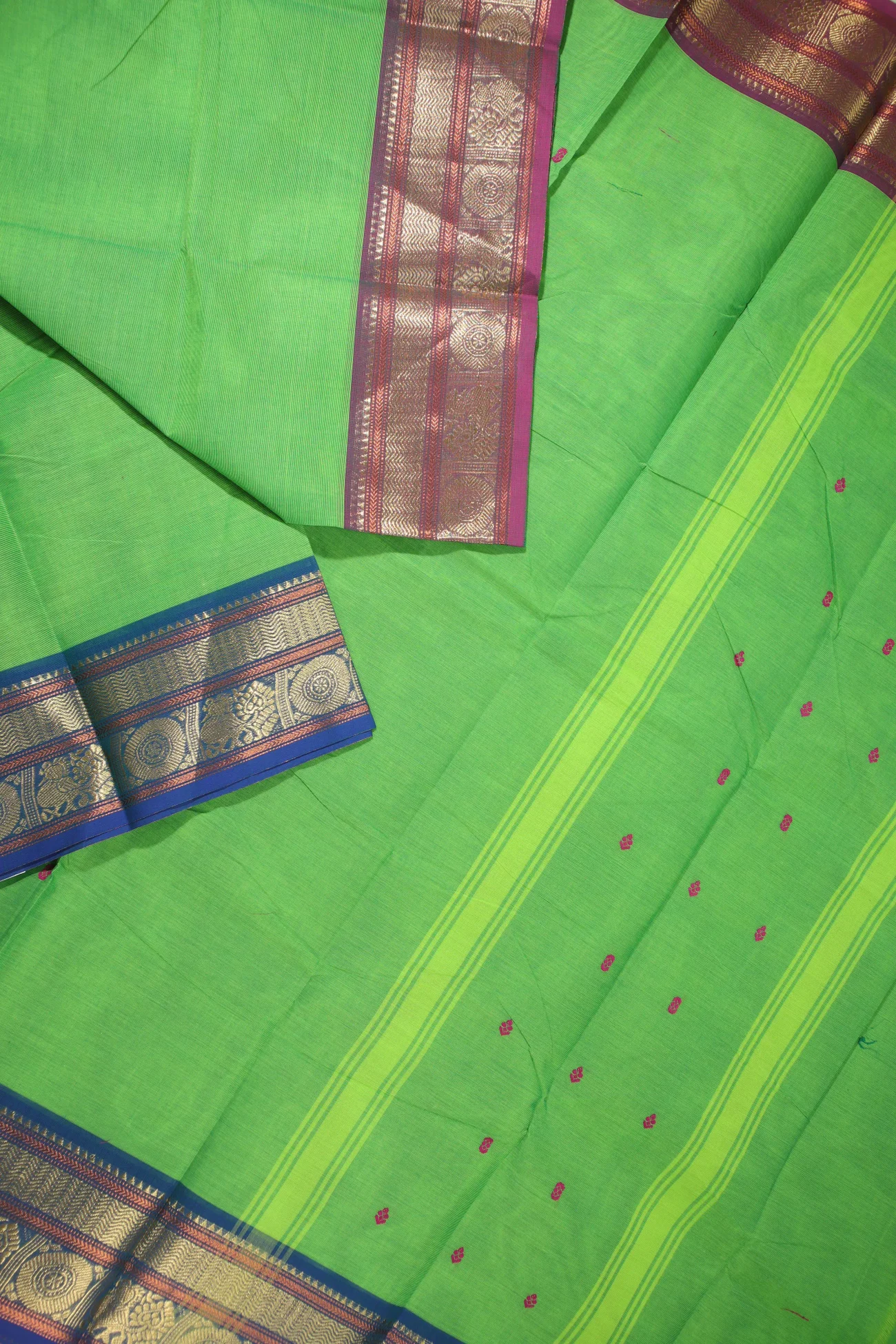 pale-green-peacock-narayanpet-saree-gc001466-b