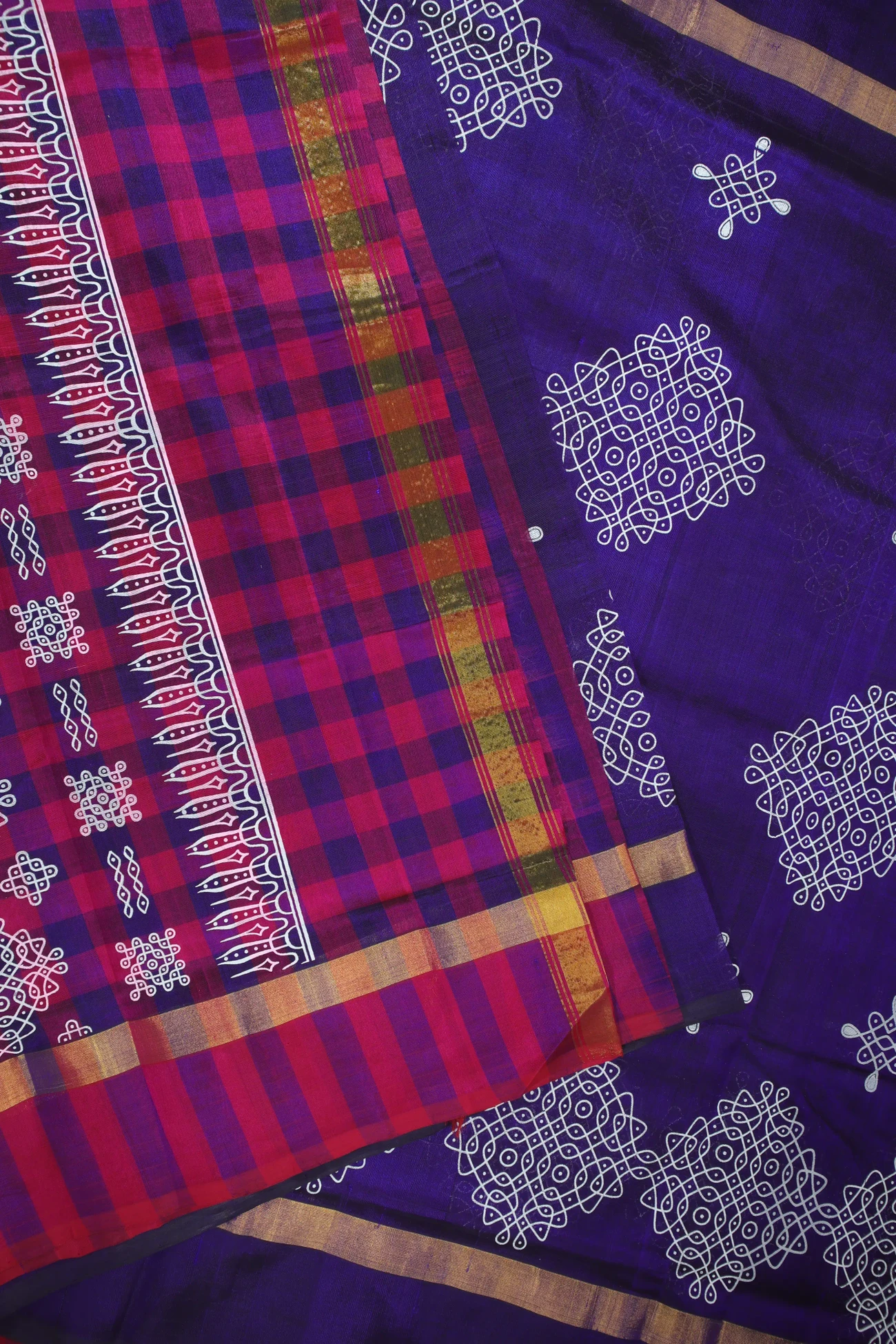 indigo-kolam-kanchi-silk-cotton-saree-sc002810-b