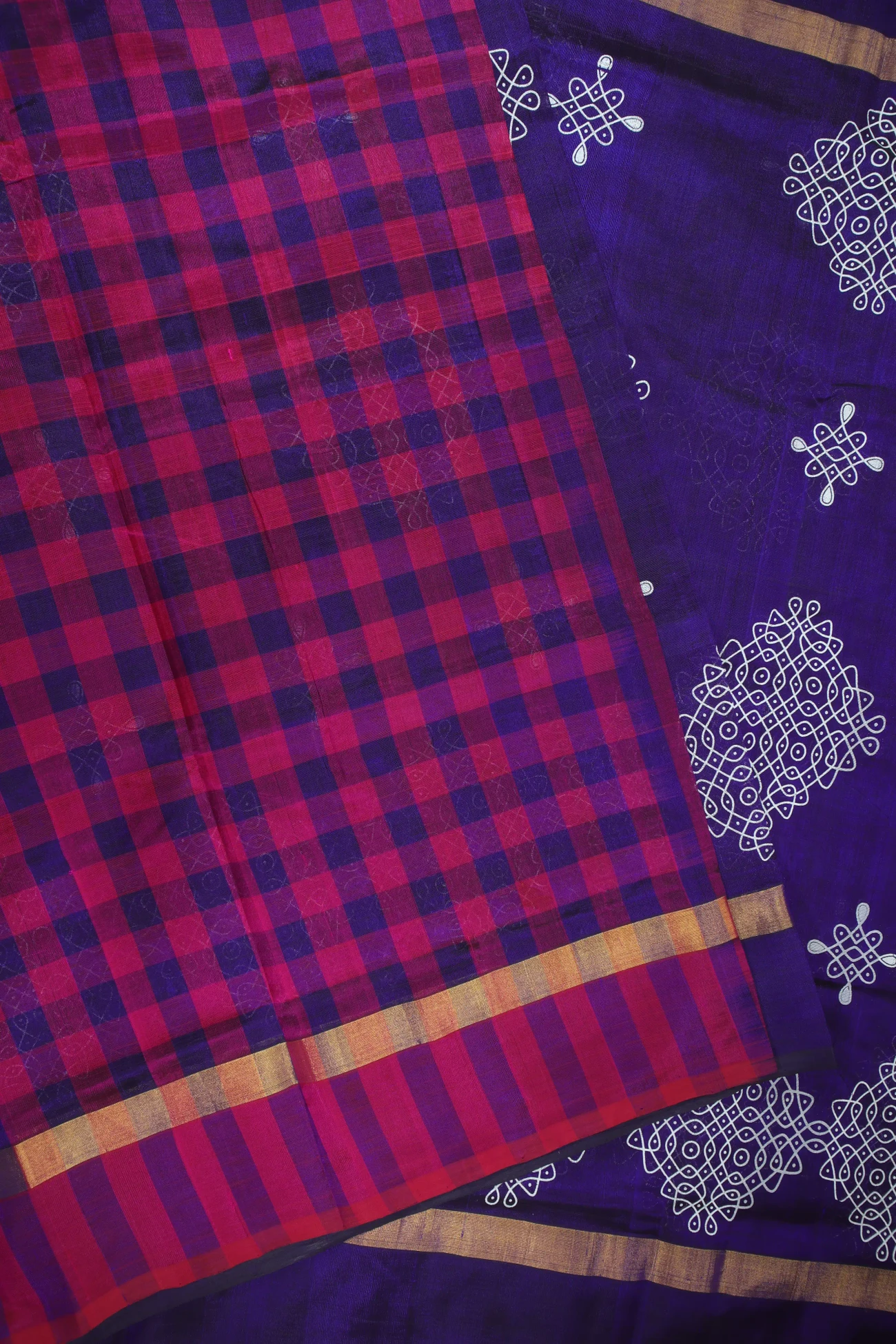 indigo-kolam-kanchi-silk-cotton-saree-sc002810-e