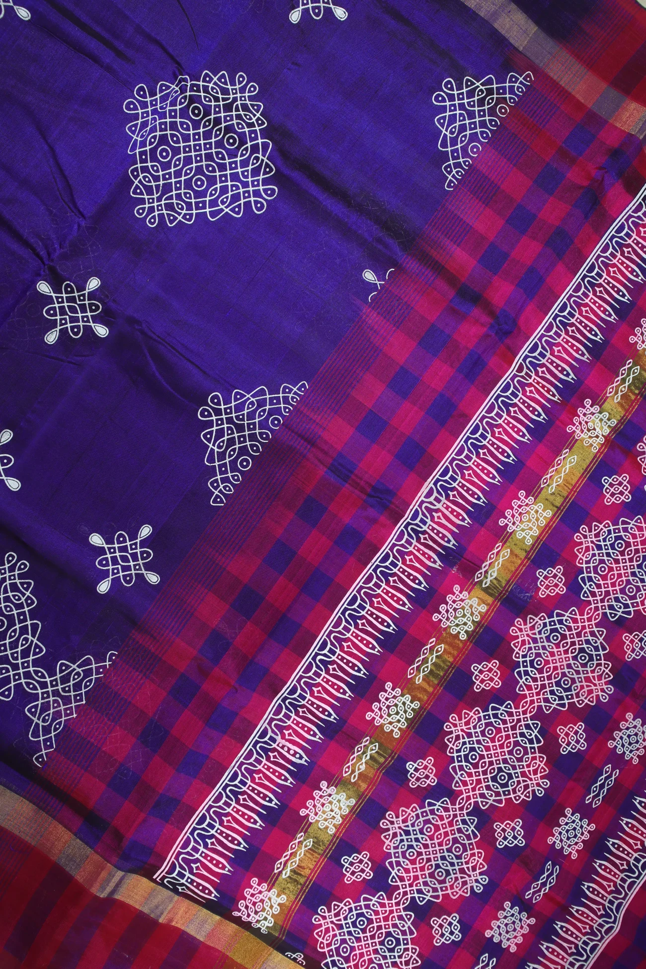 indigo-kolam-kanchi-silk-cotton-saree-sc002810-f