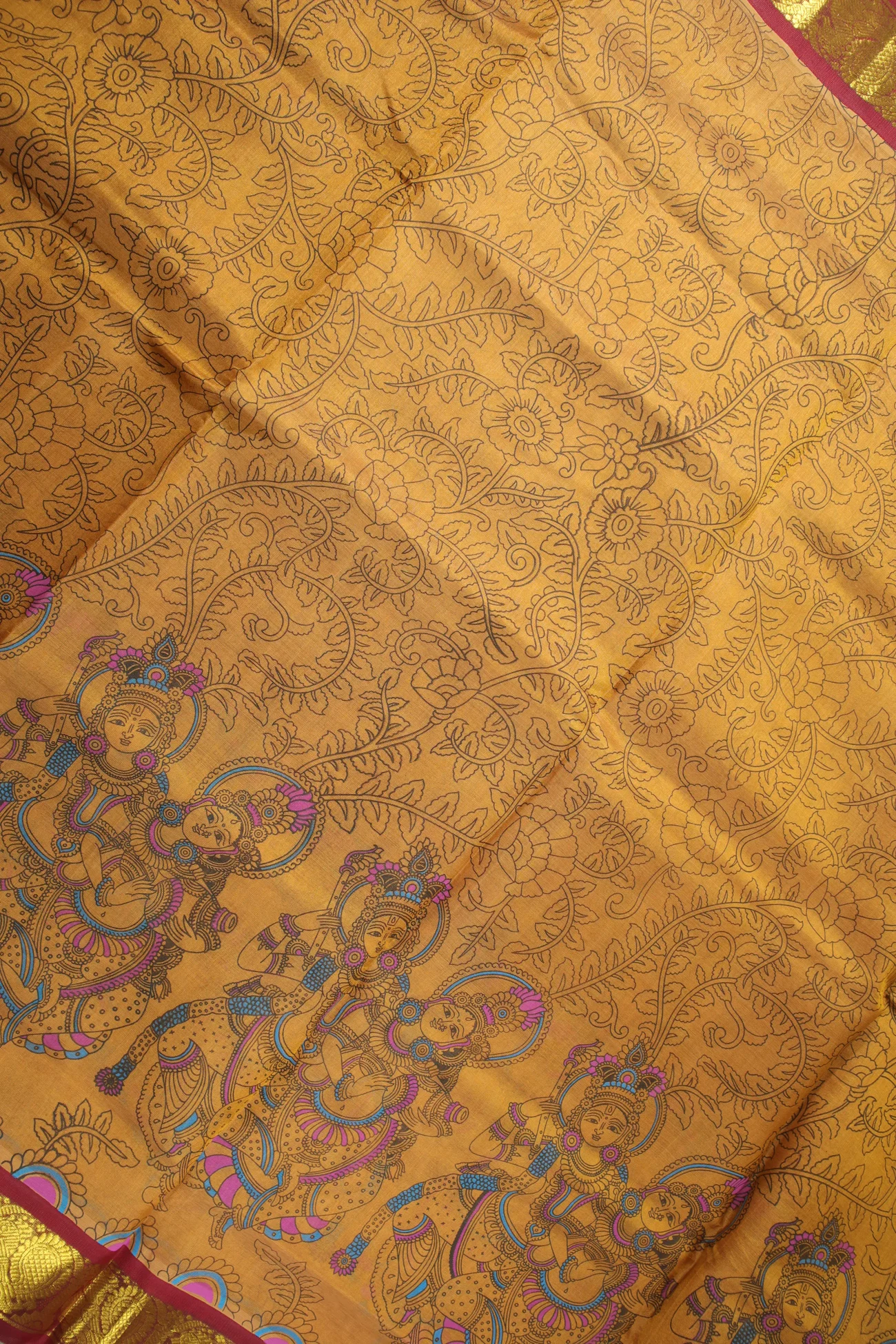 mustard-peacock-feather-doll-kanchi-silk-cotton-saree-sc002750-f