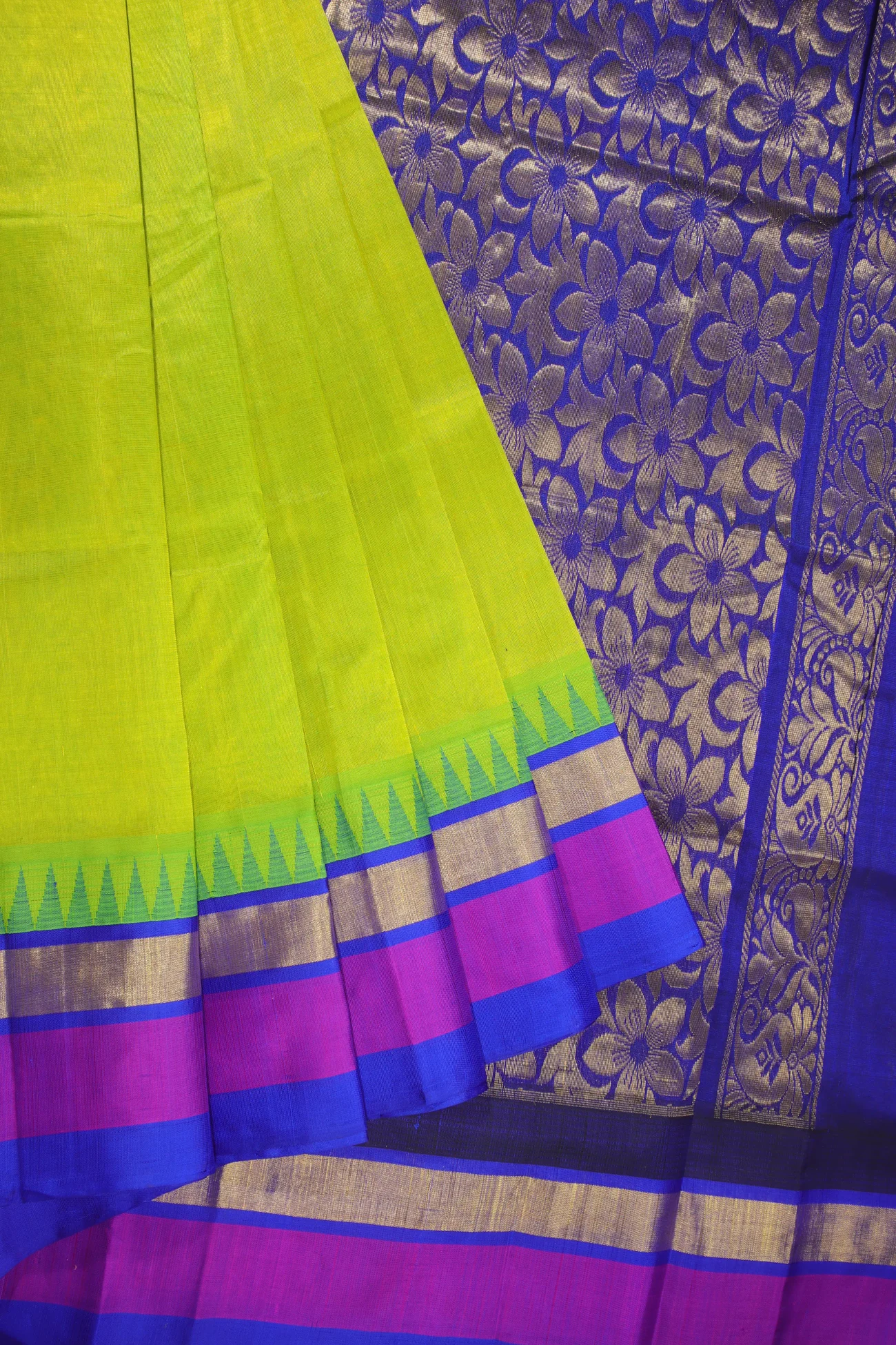 lime-green-oosi-gopuram-silk-cotton-saree-sc002762-a