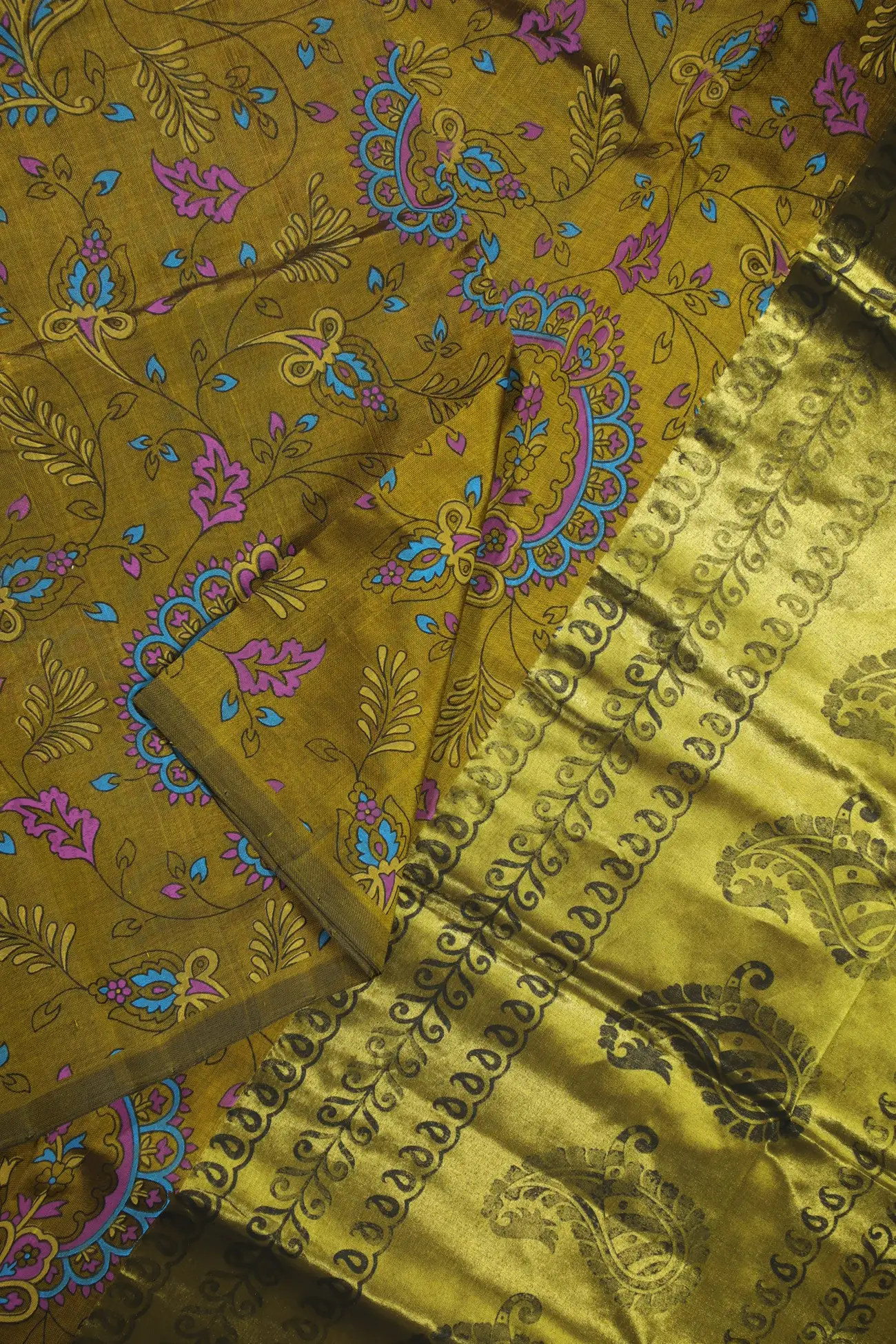 goldenrod-flower-kanchi-silk-cotton-saree-sc002803-b