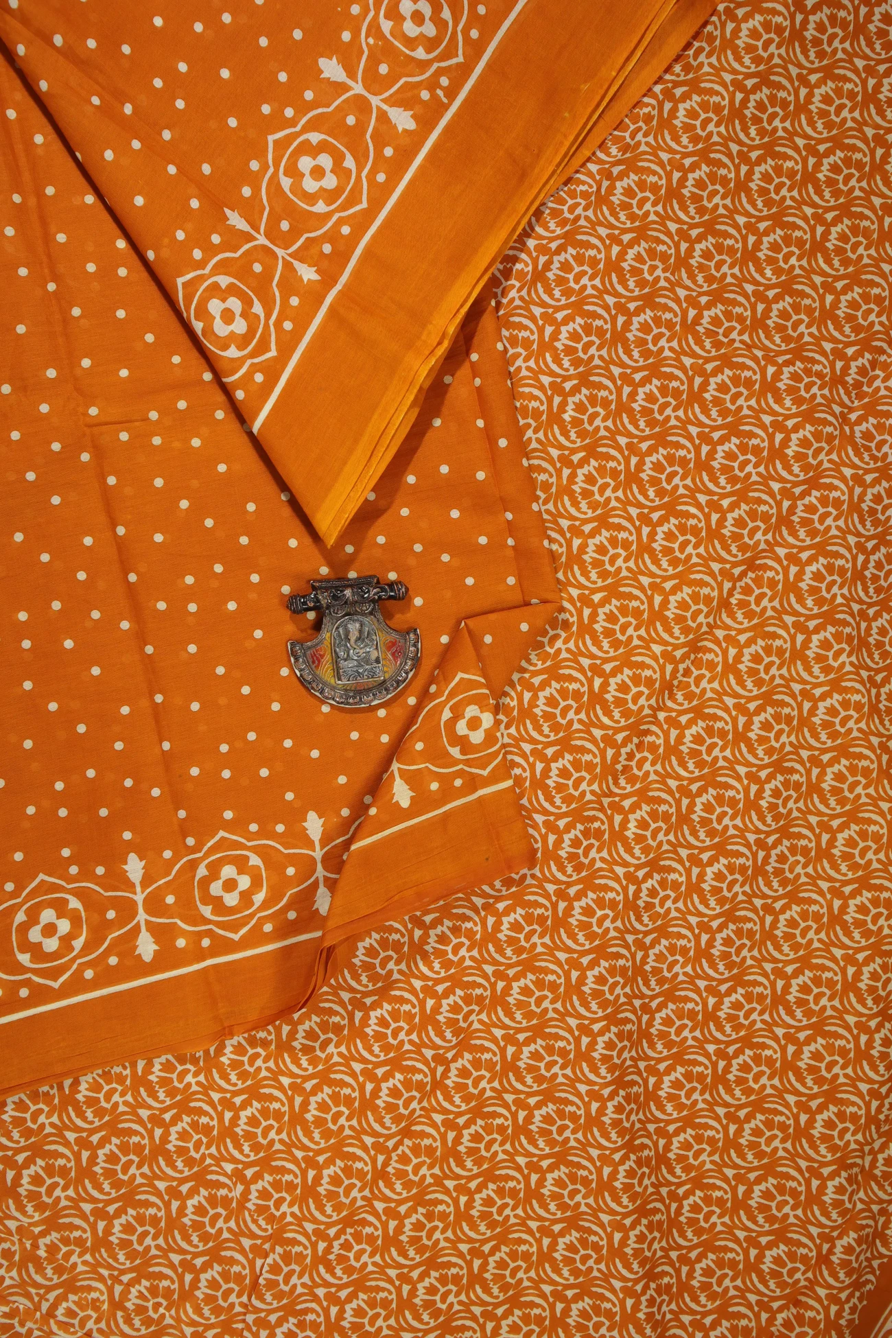 orange-dots-mulmul-cotton-saree-mm001789-a