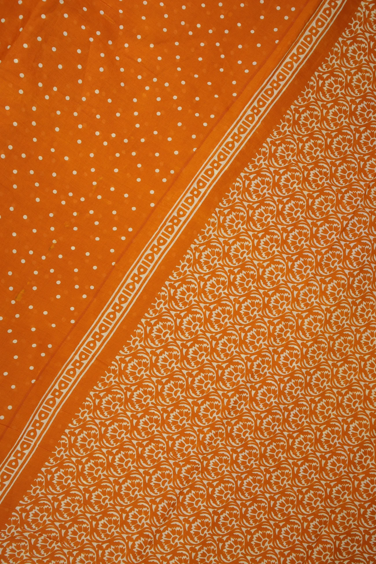 orange-dots-mulmul-cotton-saree-mm001789-b