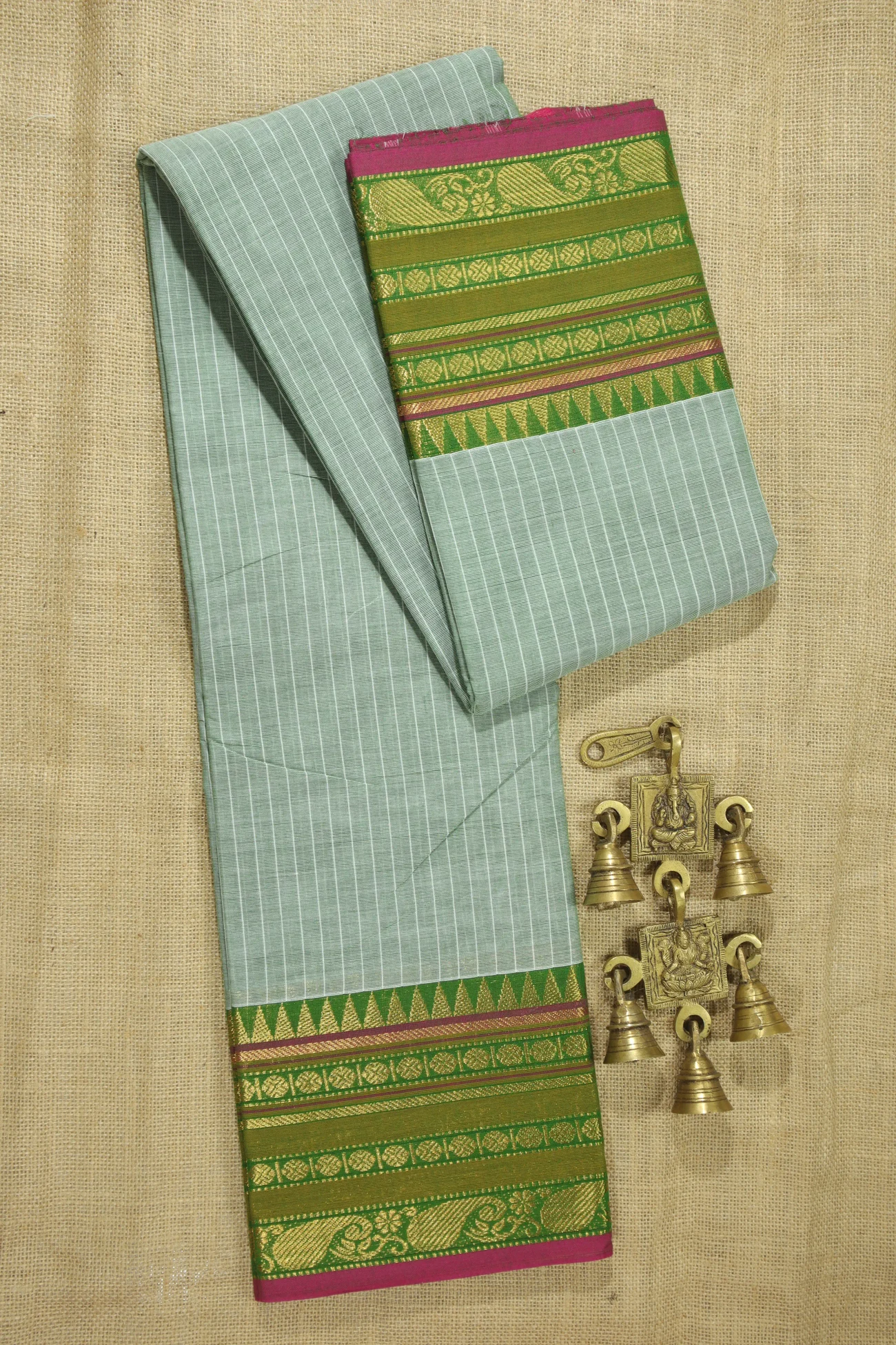 aquamarine-temple-checked-saree-ck002457-a