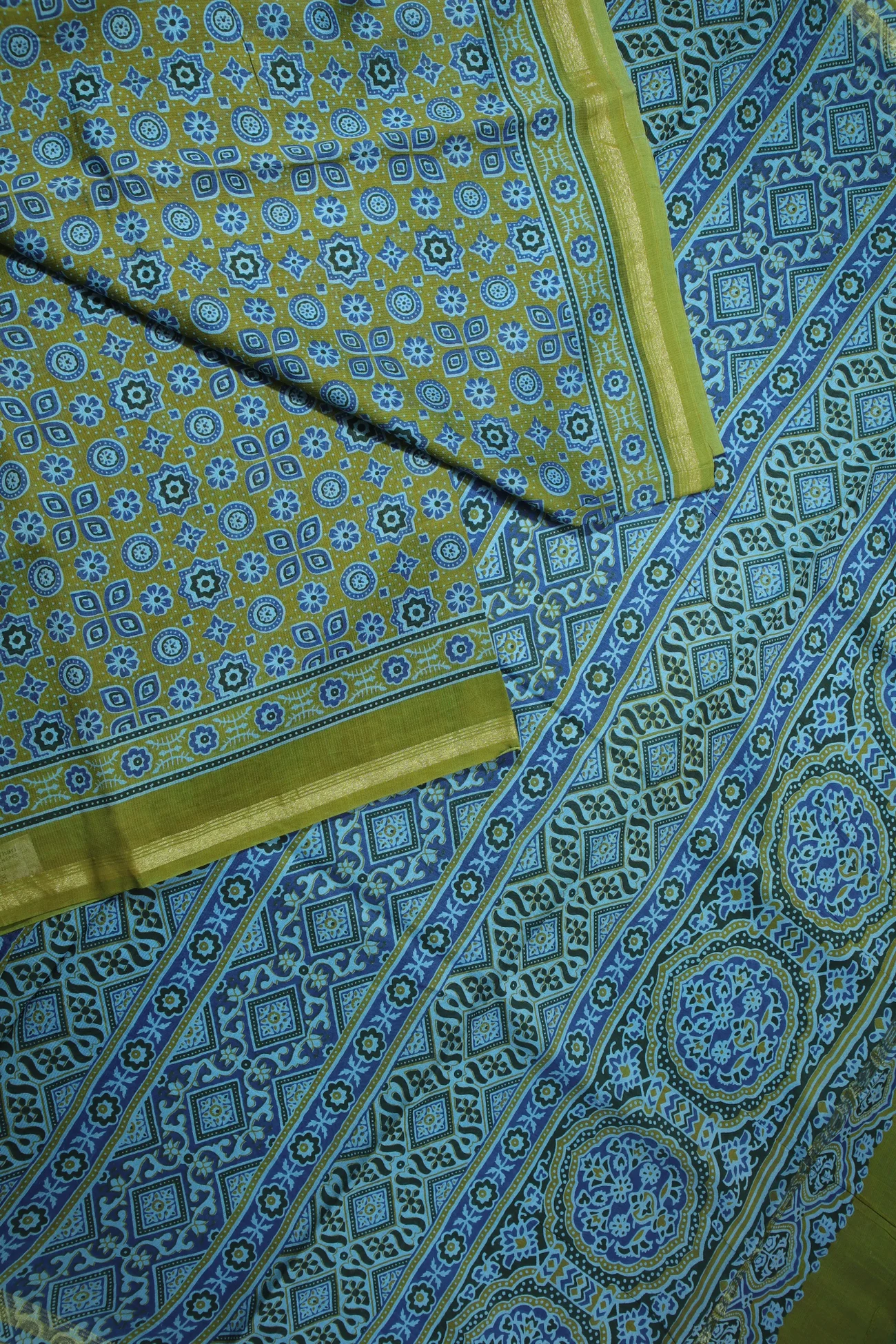 blue-kolam-chanderi-saree-cs000622-b