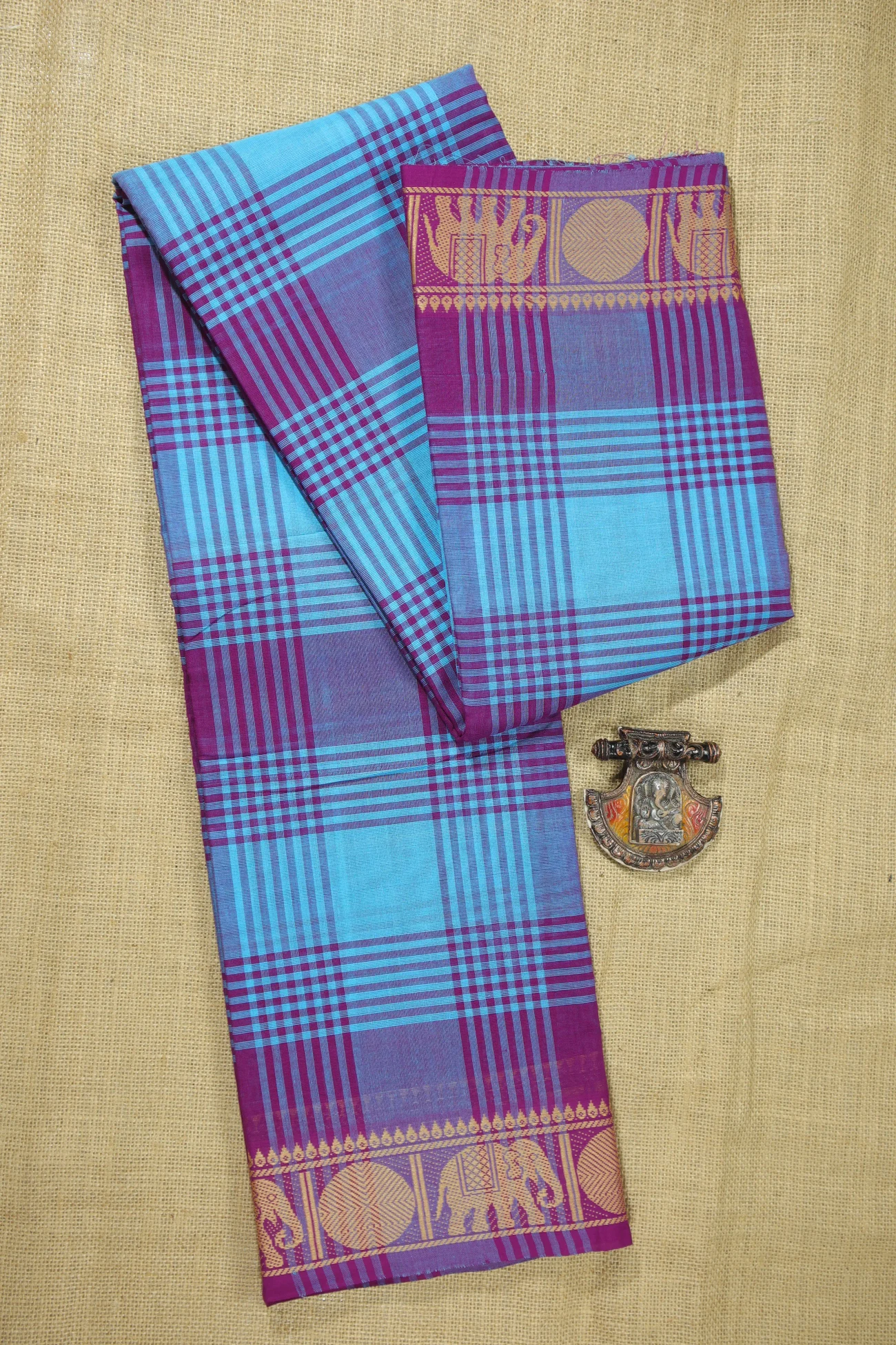 blue-elephant-ruthratcham-checked-saree-ck002536-a