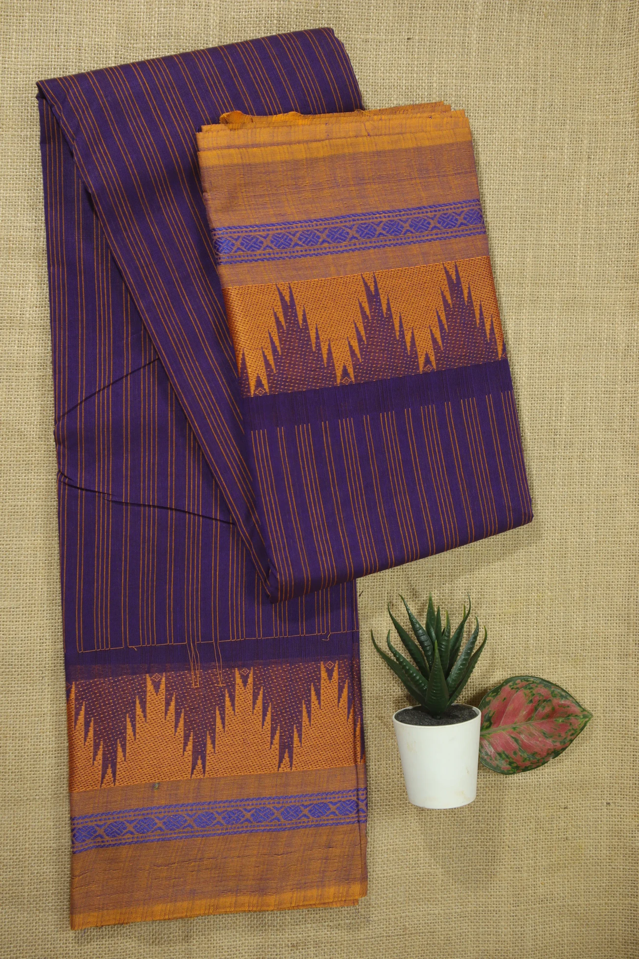 indigo-temple-vertical-stripes-checked-saree-ck002436-a