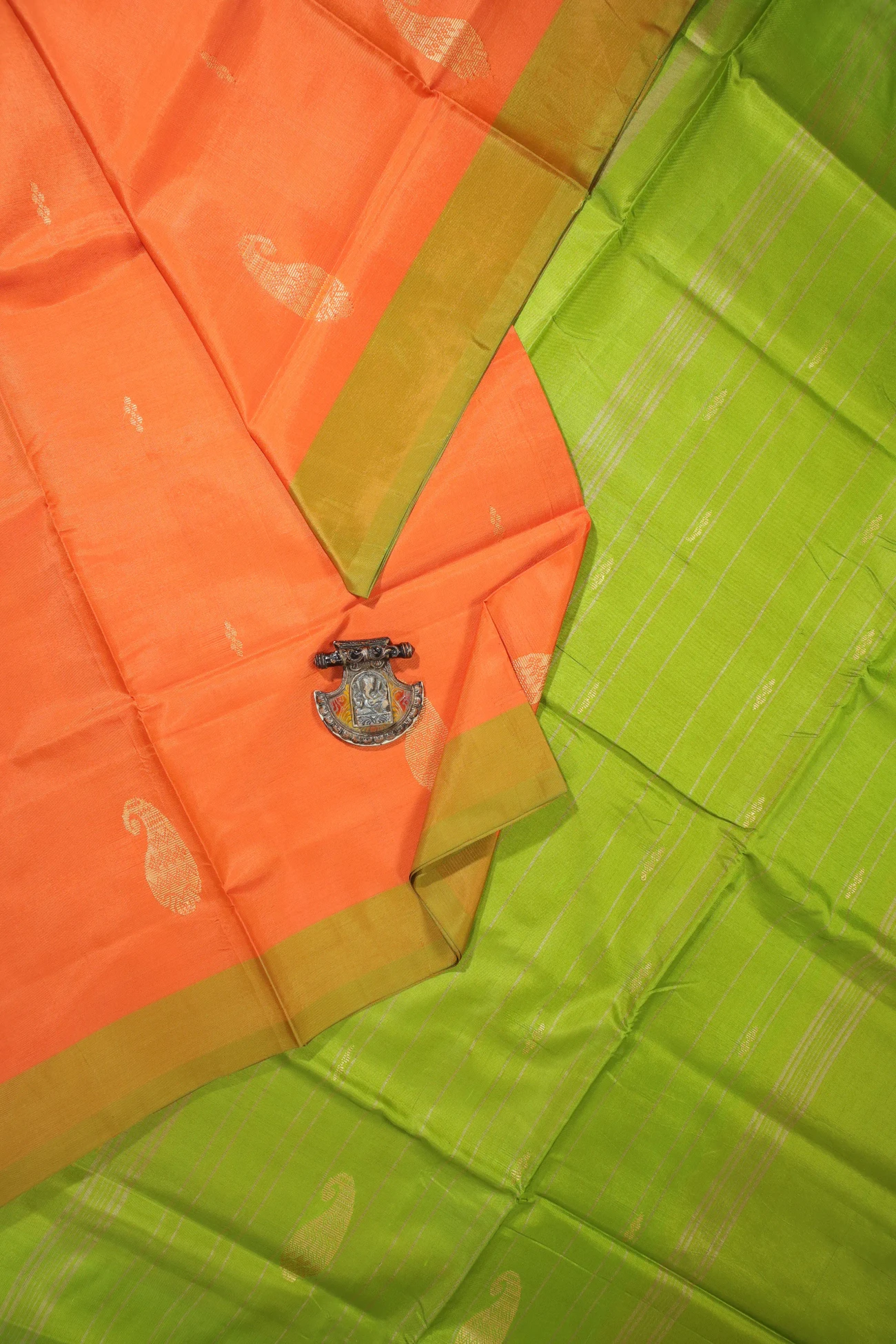 orange-buttas-banana-pith-saree-bps000445-a