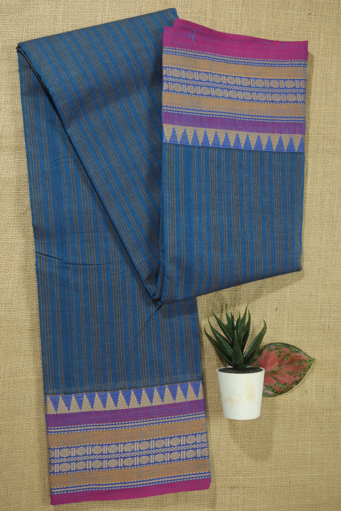 blue-ruthratcham-vertical-stripes-checked-saree-ck002566-a