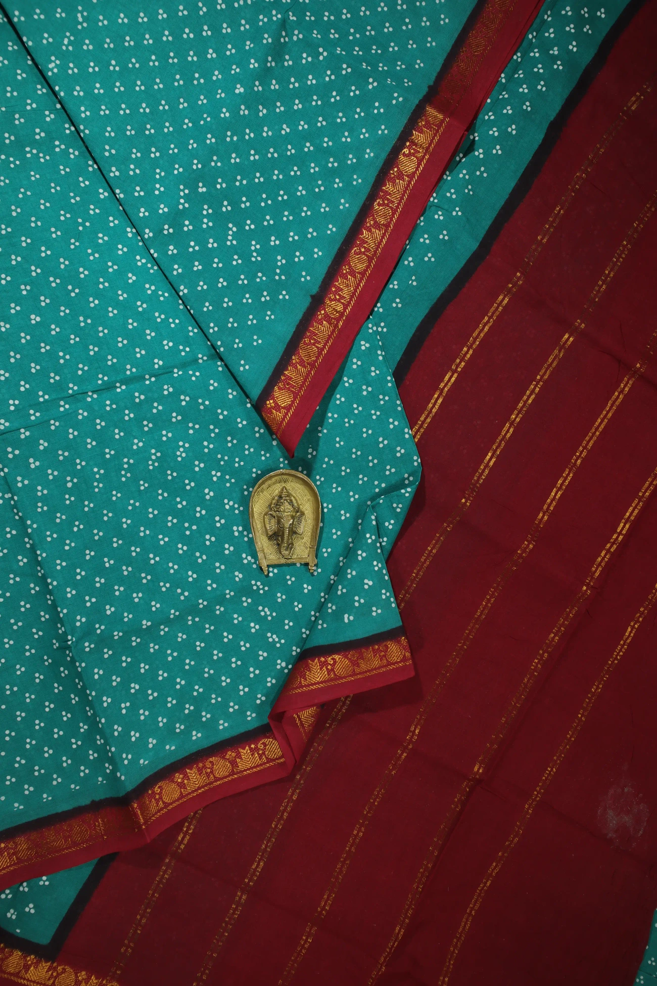 green-thalampoo-reku-mango-madurai-sungudi-saree-ss006126-a