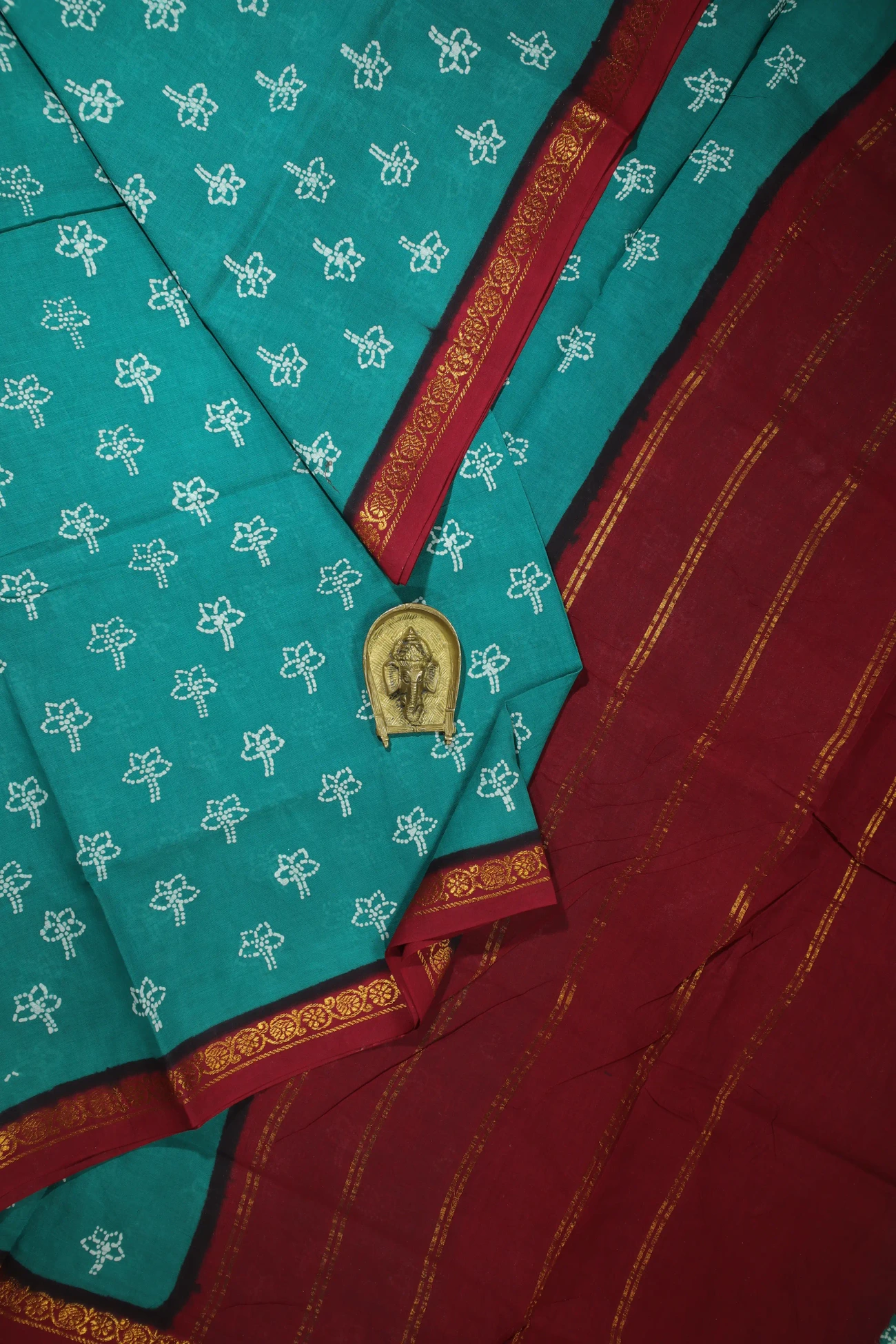 teal-flower-madurai-sungudi-saree-ss006045-a