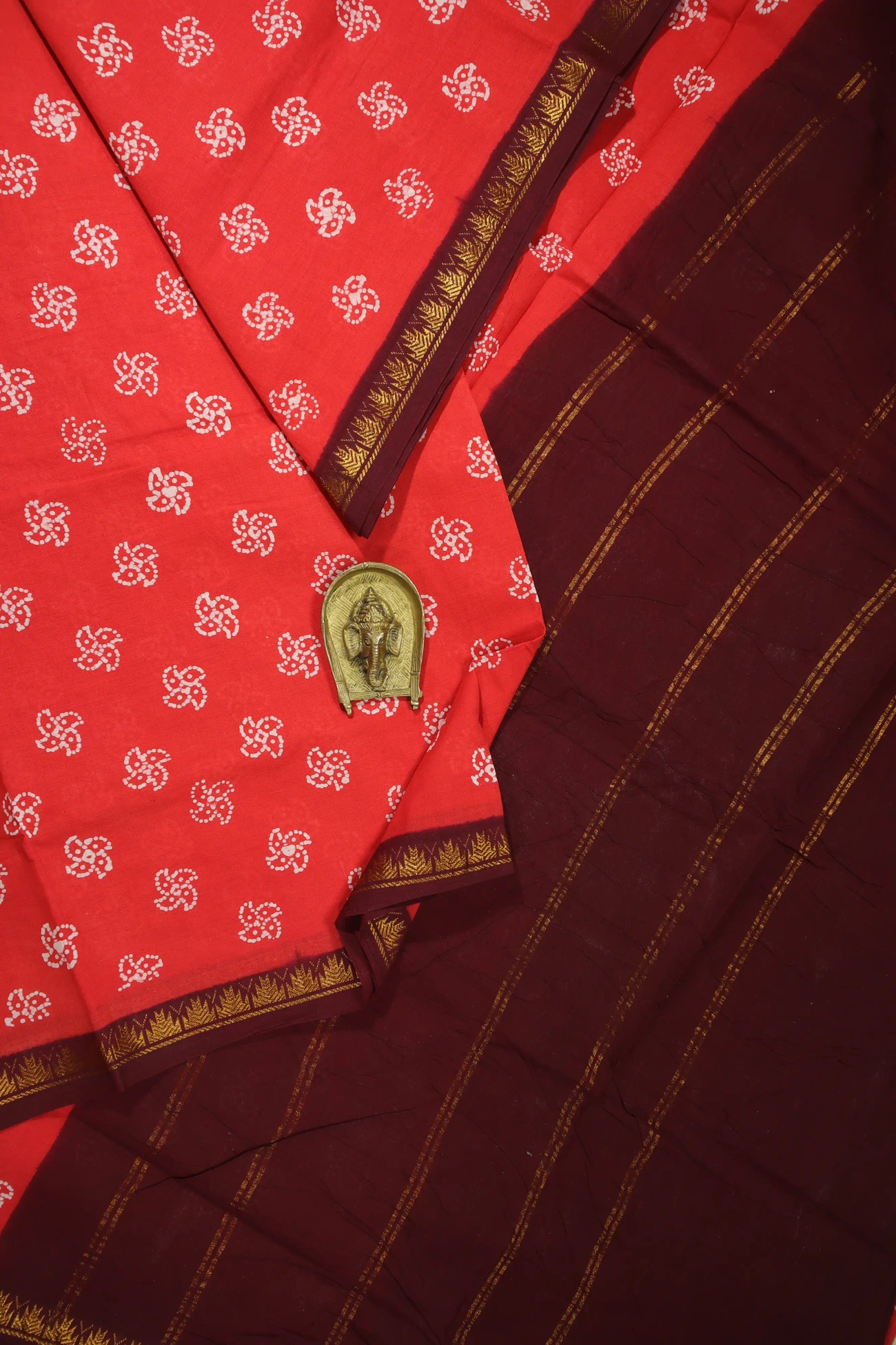 orange-flower-thalampoo-reku-madurai-sungudi-saree-ss006065-a