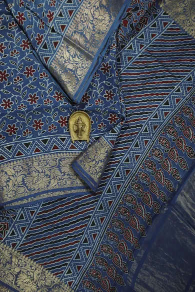 royal-blue-flower-modal-silk-saree-ass000120-a