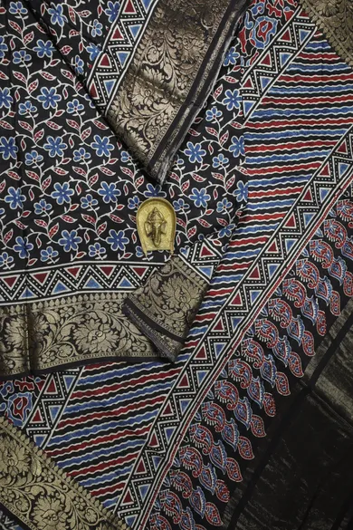 black-flower-modal-silk-saree-ass000122-a