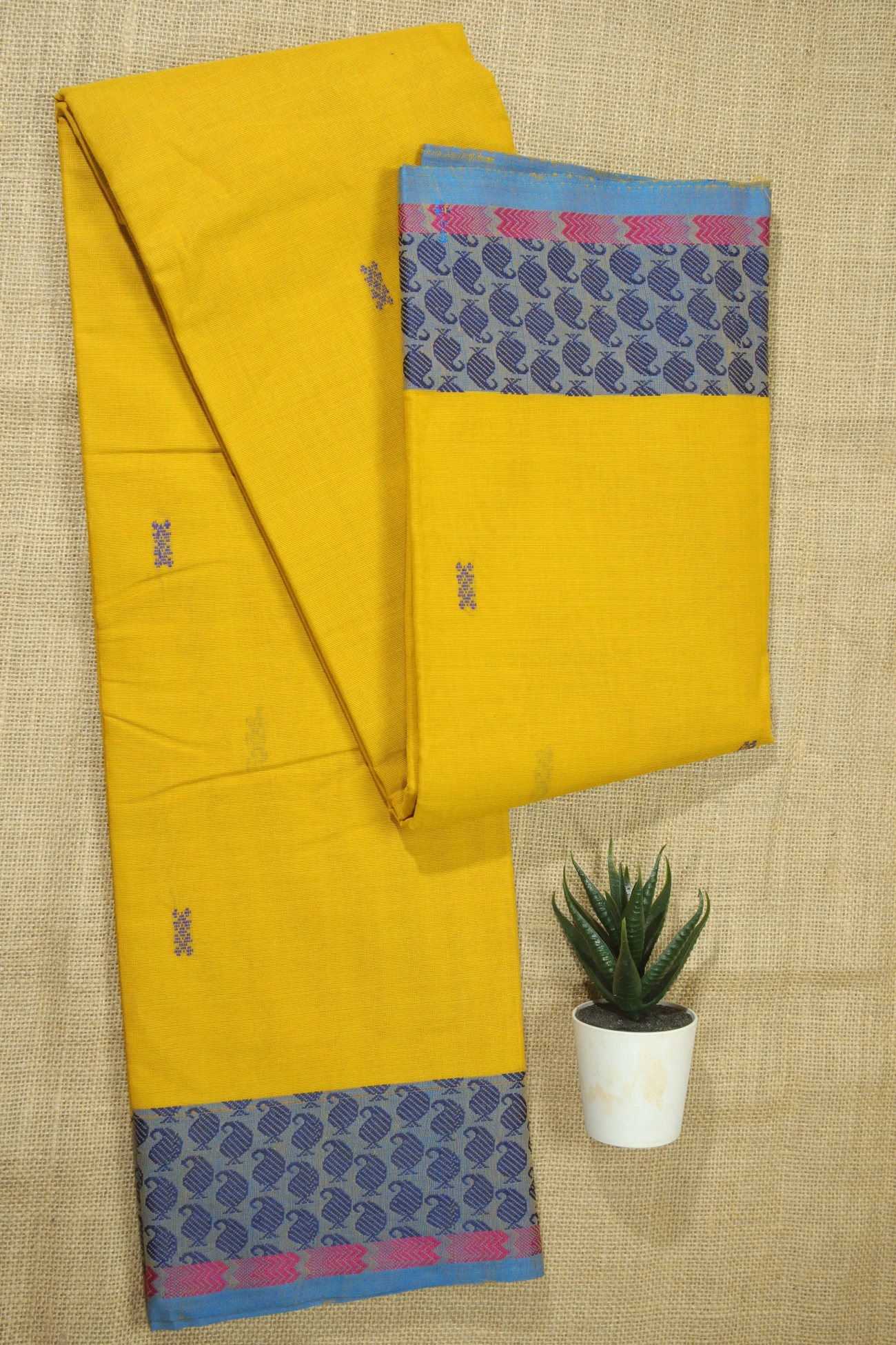 yellow-mango-butta-saree-bs001971-a