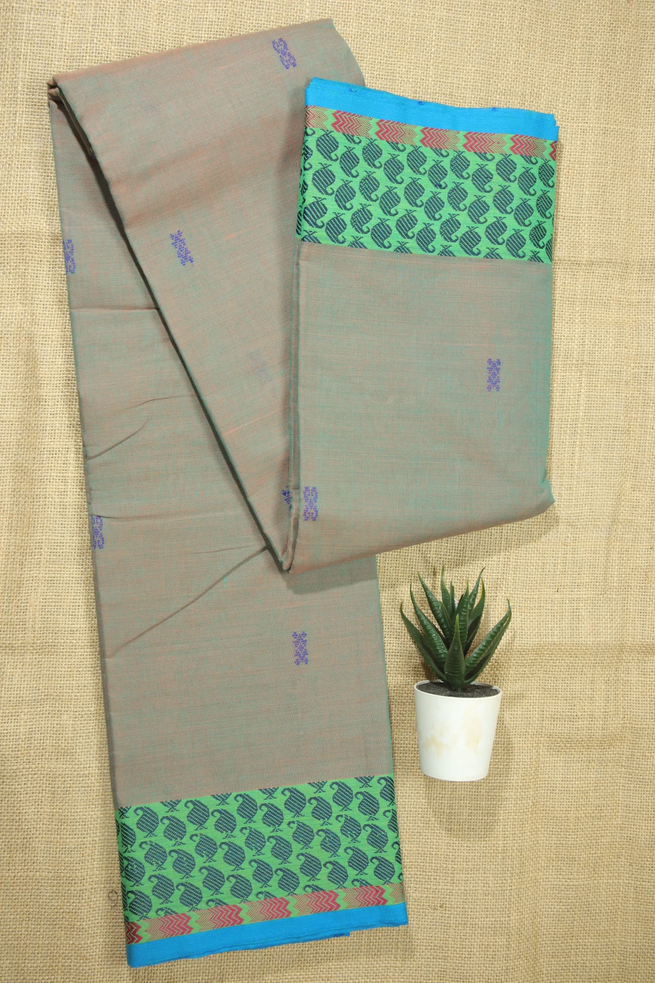 dark-sea-green-mango-butta-saree-bs001978-a