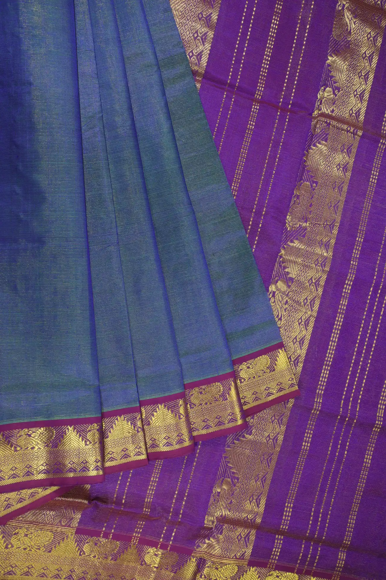 teal-vaira-oosi-diamond-needle-kanchi-silk-cotton-saree-sc002859-a