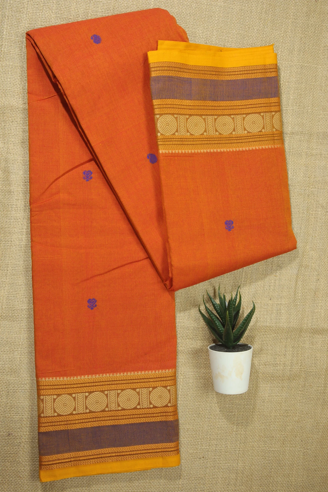 orange-ruthratcham-butta-saree-bs001975-a