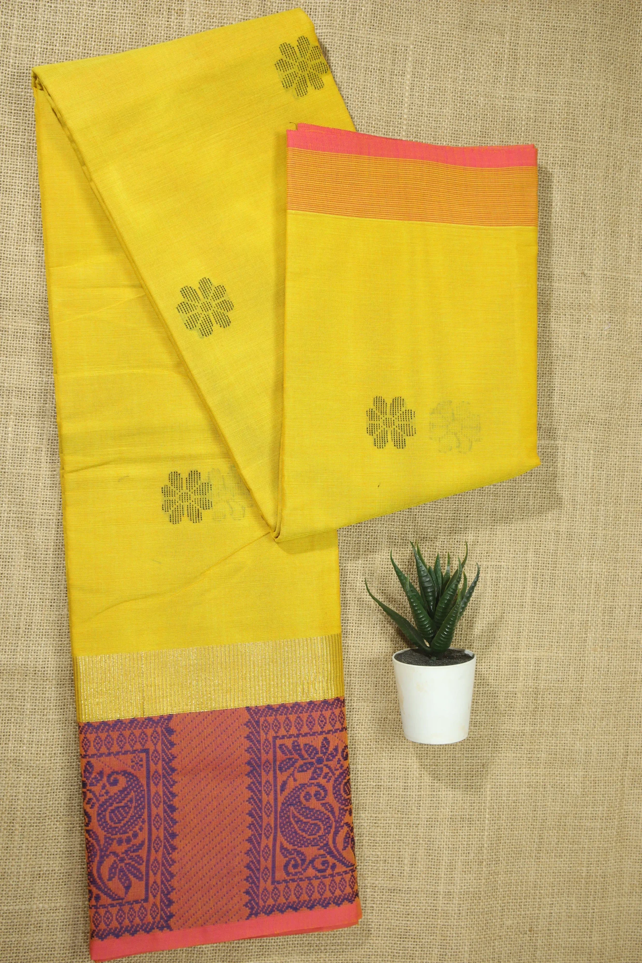 yellow-mango-grand-border-saree-gb000511-a