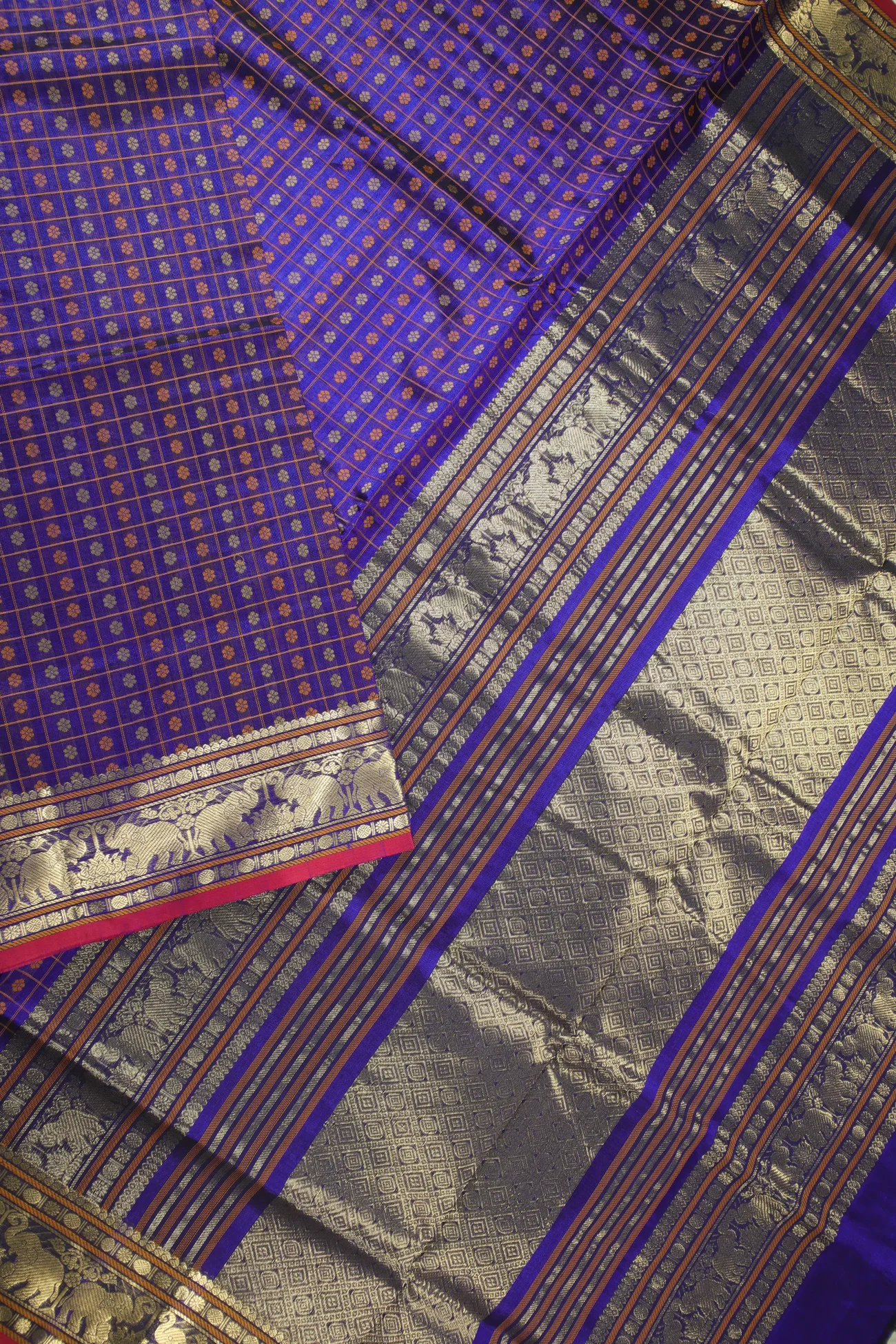 indigo-thousand-1000-butta-kanchi-silk-cotton-saree-sc002848-b