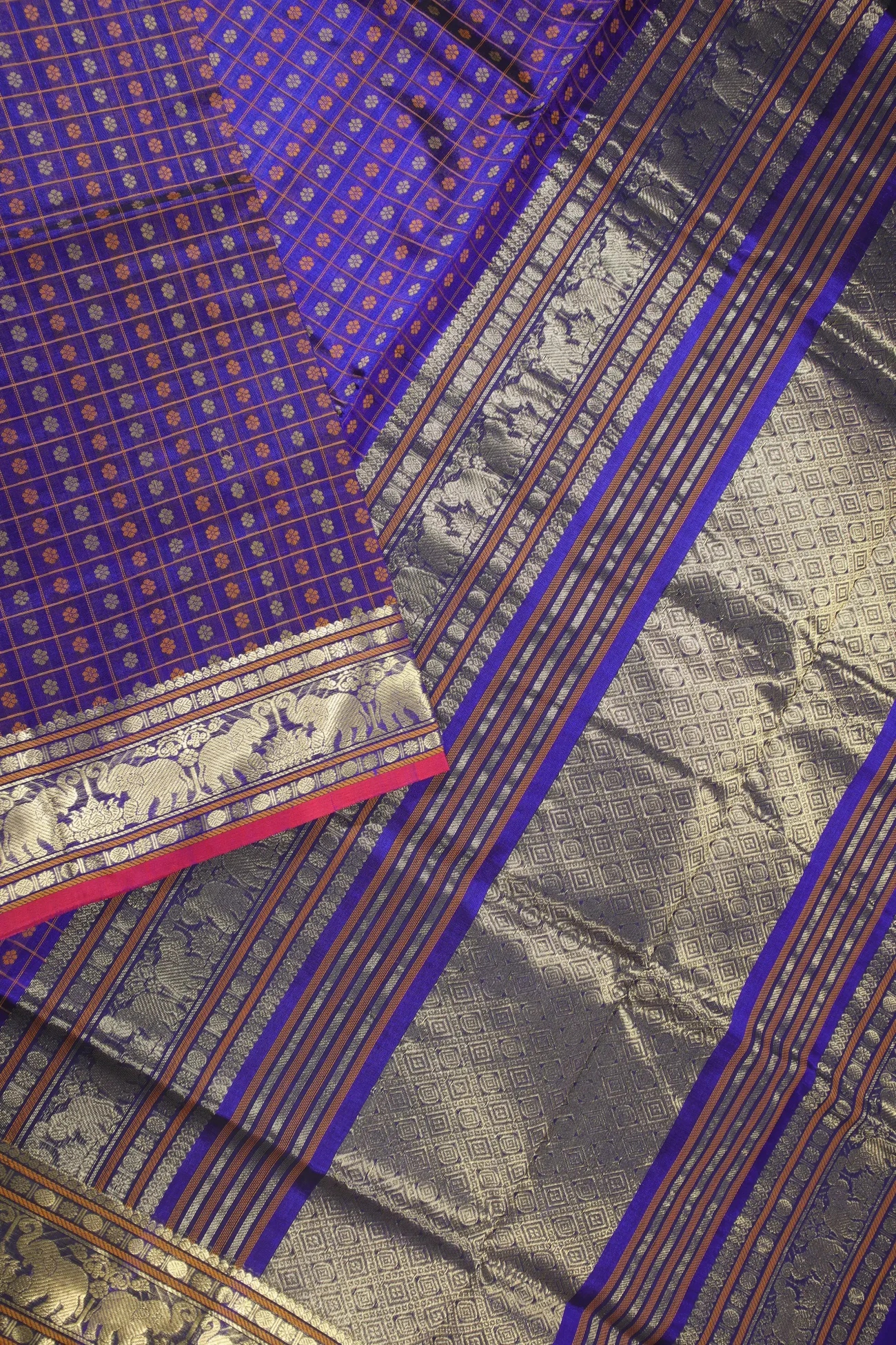 indigo-thousand-1000-butta-kanchi-silk-cotton-saree-sc002848-d