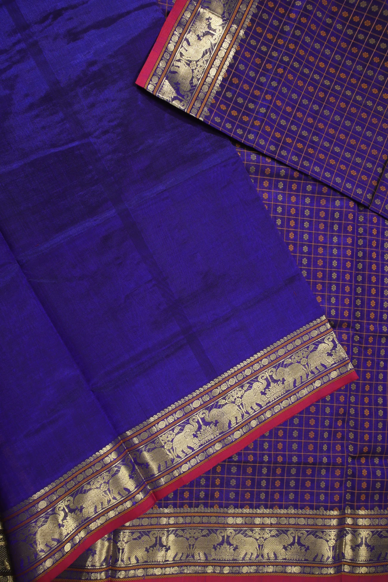 indigo-thousand-1000-butta-kanchi-silk-cotton-saree-sc002848-f