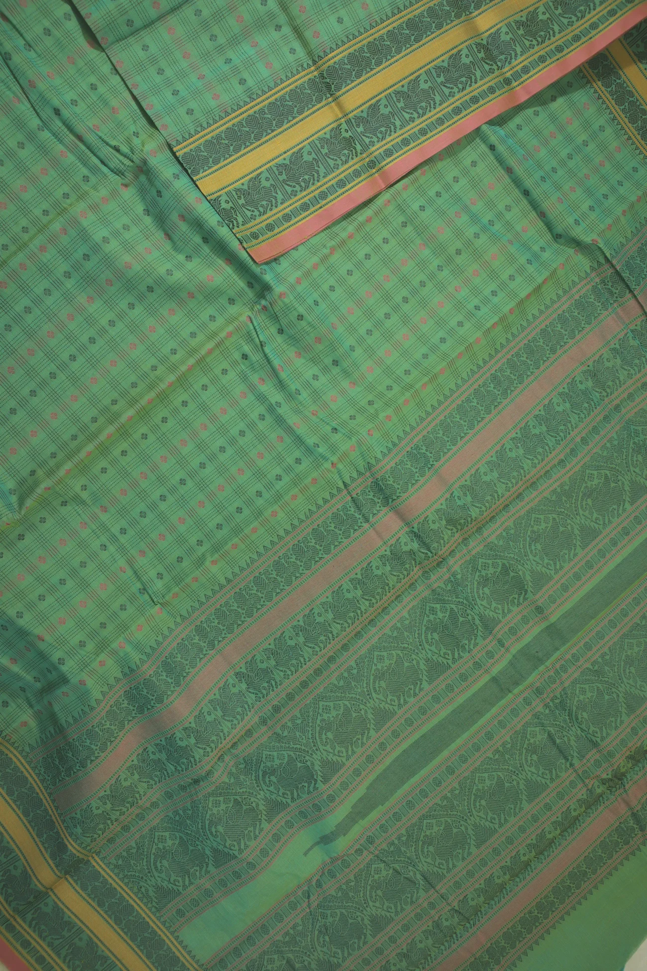 aquamarine-twenty-thousand-butta-kanchi-cotton-saree-uu005373-c