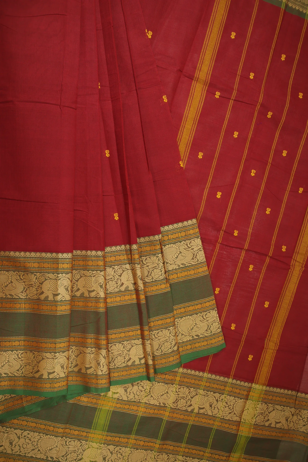 dark-red-peacock-elephant-grand-chettinad-saree-gc001830-a