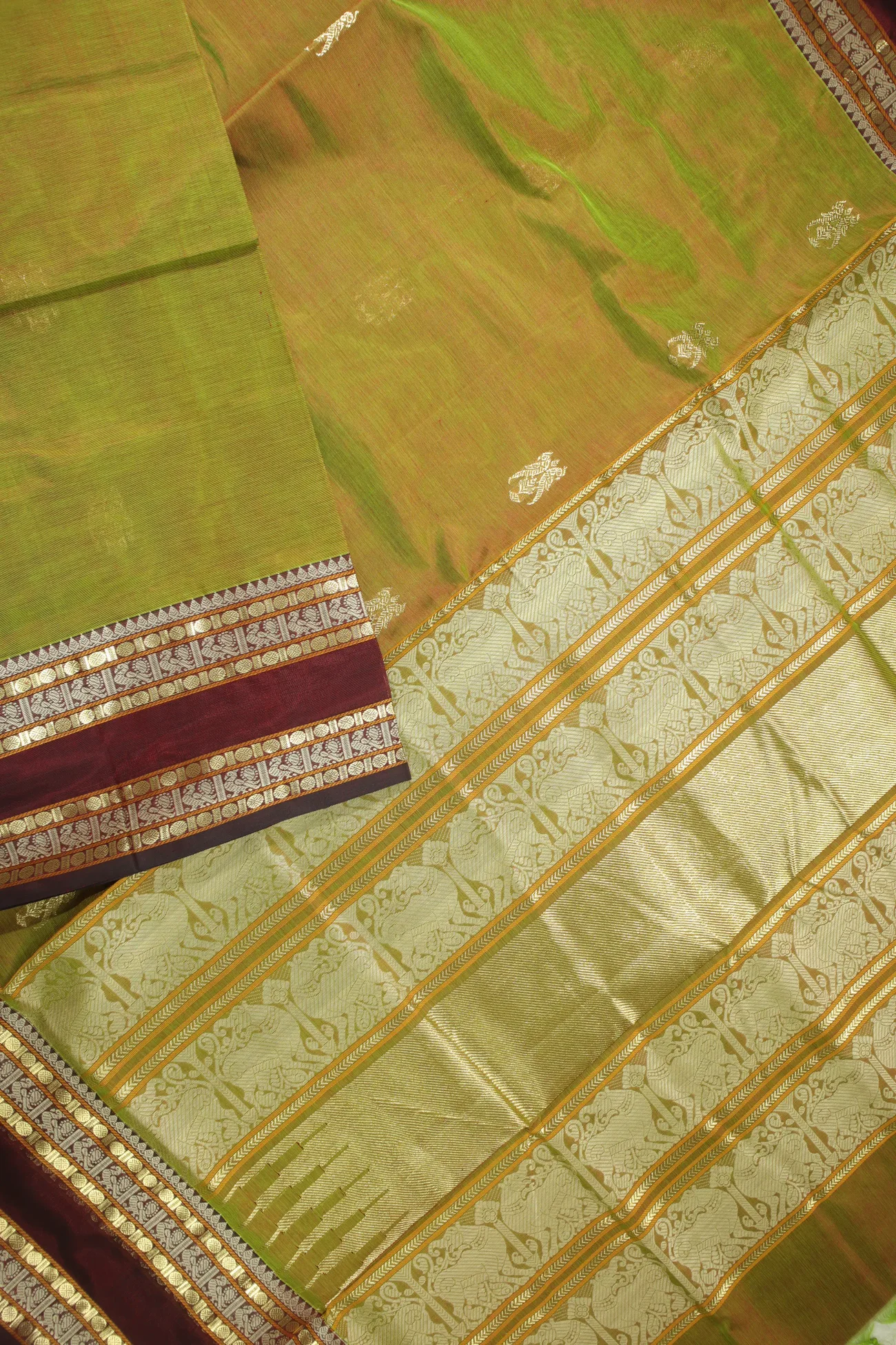 olive-ruthratcham-peacock-kanchi-silk-cotton-saree-sc002826-c