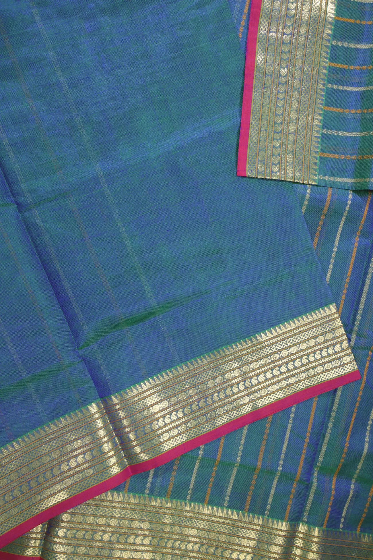 peacock-blue-thoranam-kanchi-silk-cotton-saree-sc002832-e