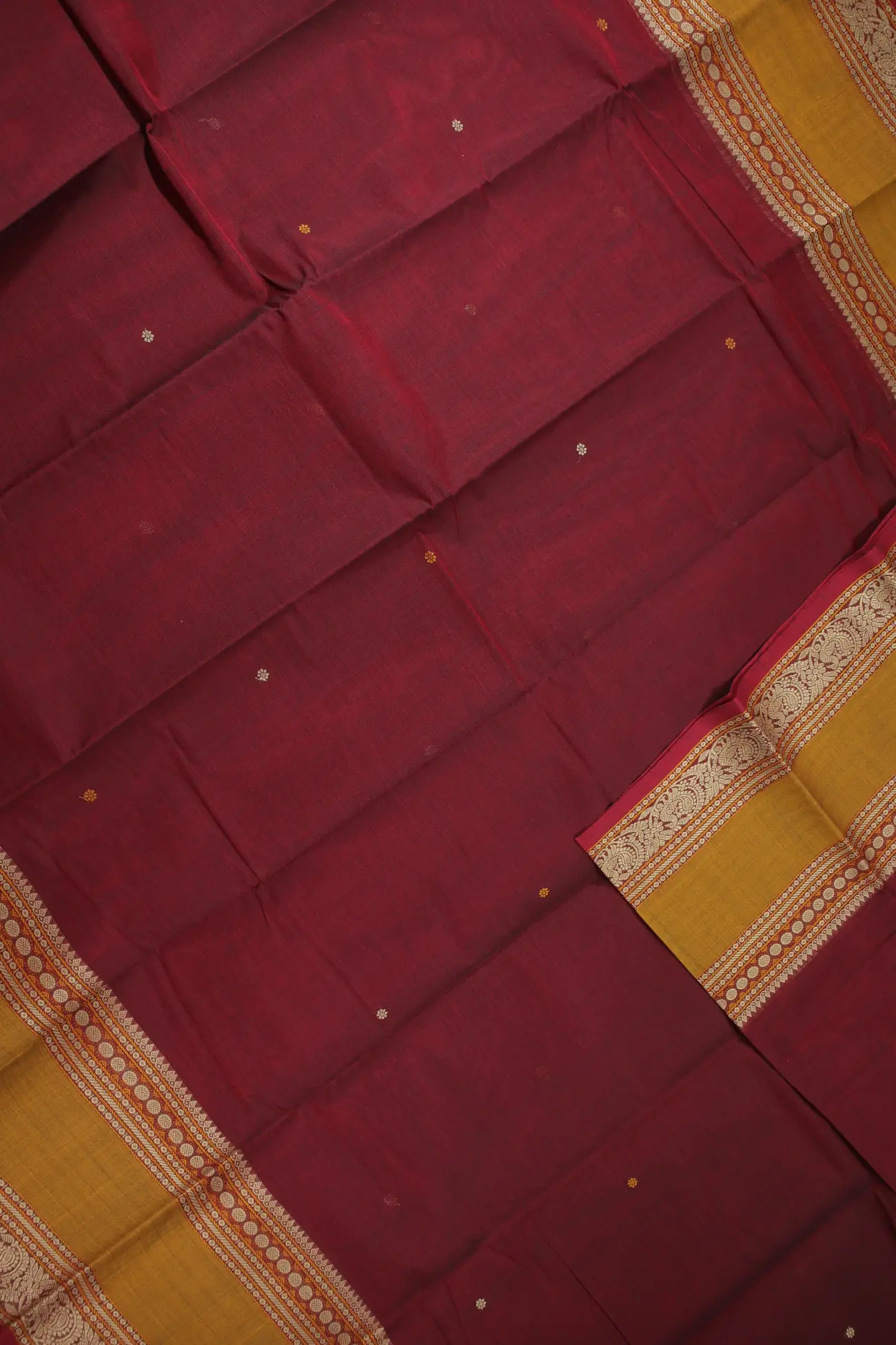 dark-maroon-peacock-ruthratcham-kanchi-cotton-saree-uu005372-c