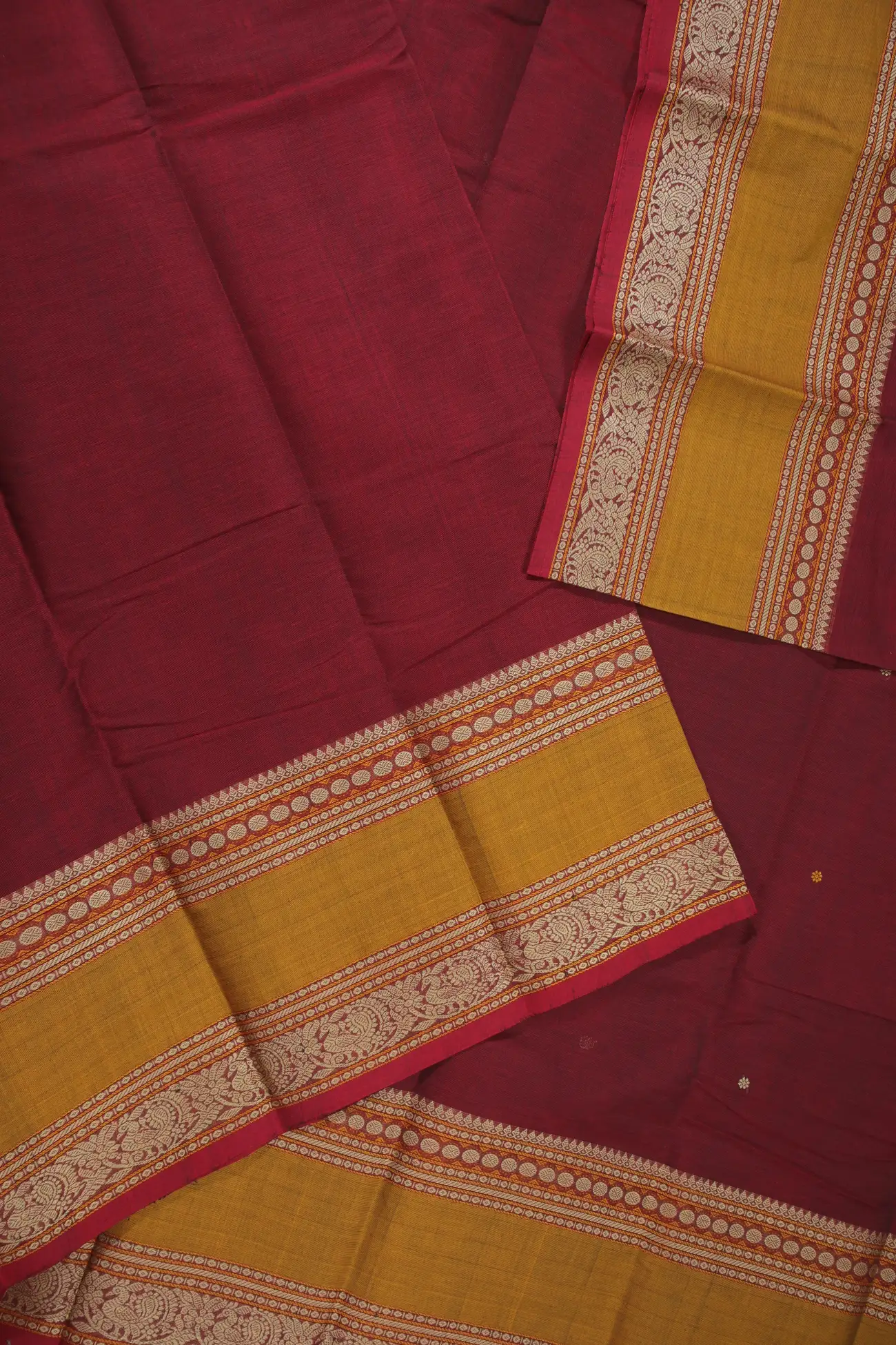 dark-maroon-peacock-ruthratcham-kanchi-cotton-saree-uu005372-e