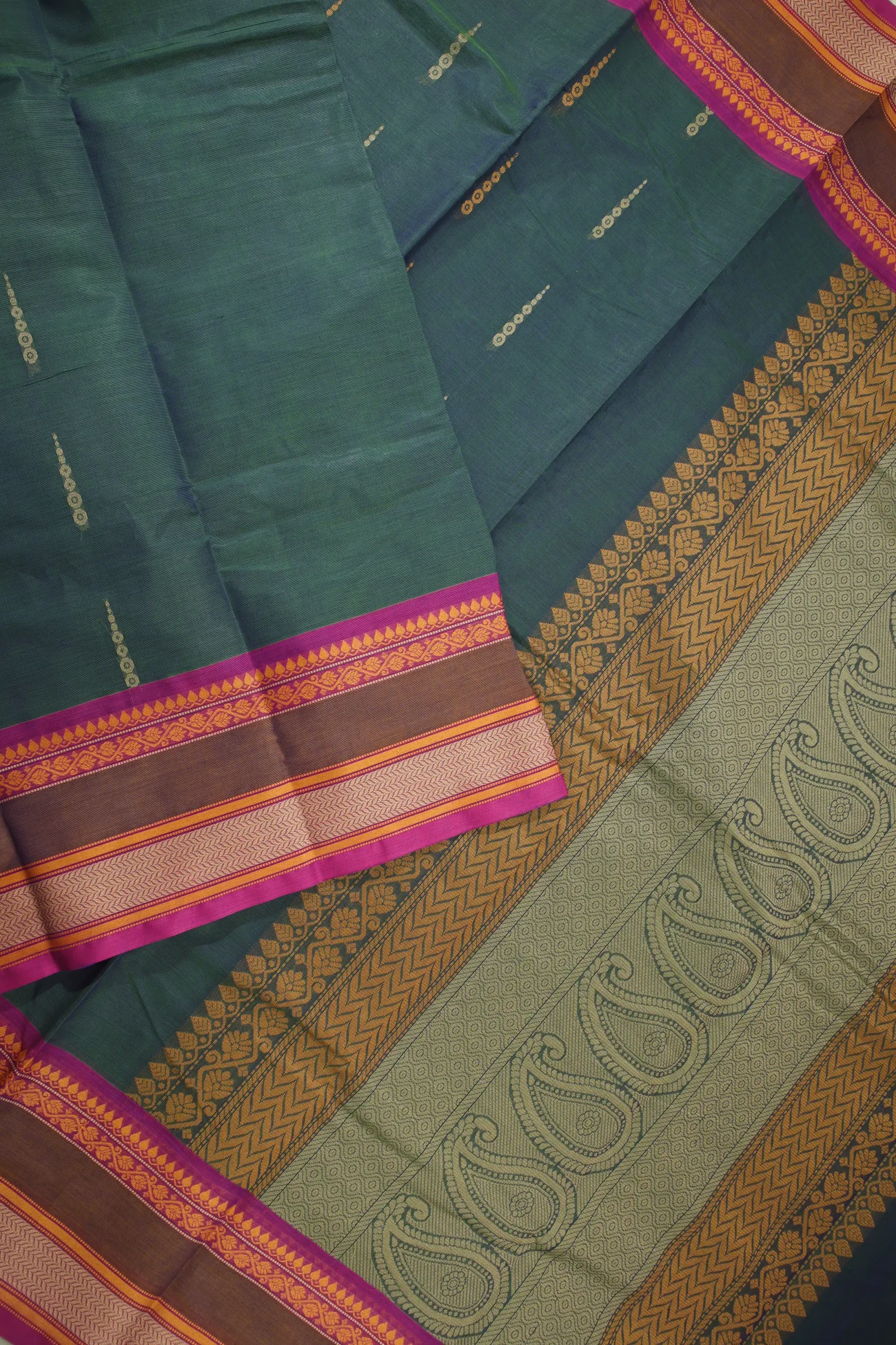 peacock-blue-rain-drops-mallimokku-kanchi-cotton-saree-uu005391-c