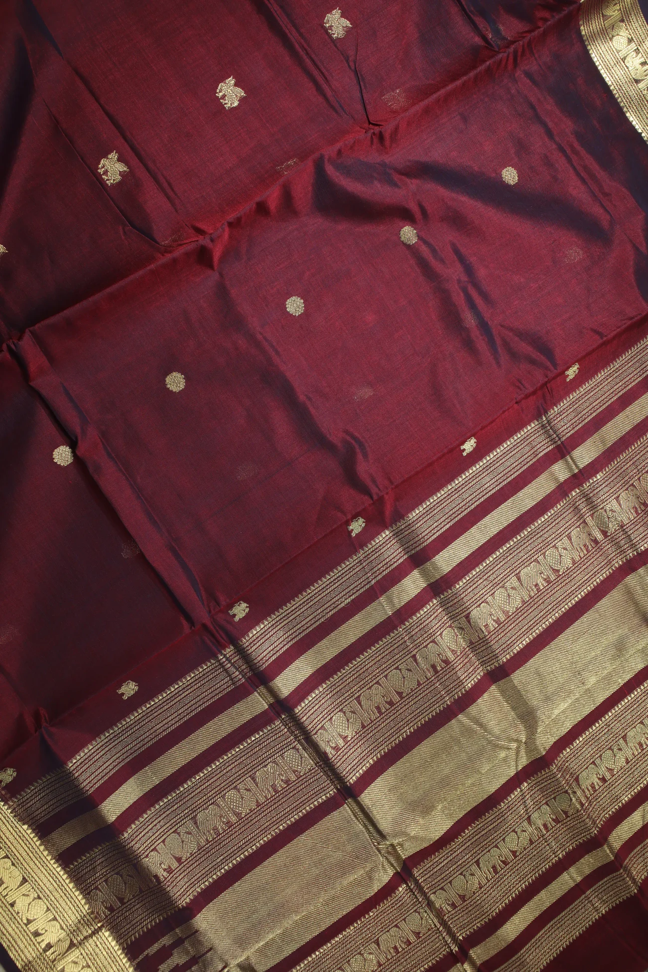 dark-maroon-elephant-peacock-kanchi-silk-cotton-saree-sc002594-c