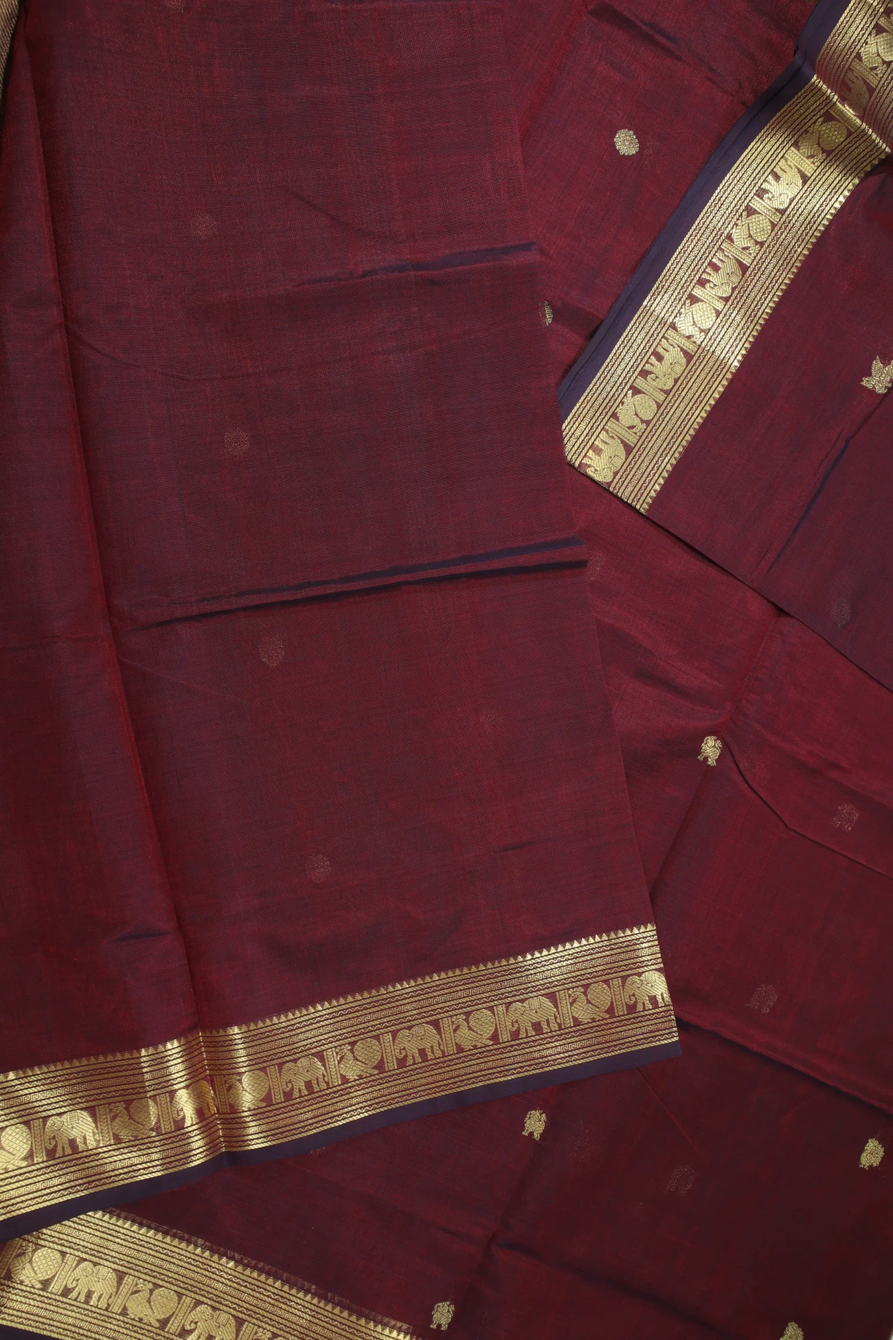 dark-maroon-elephant-peacock-kanchi-silk-cotton-saree-sc002594-f