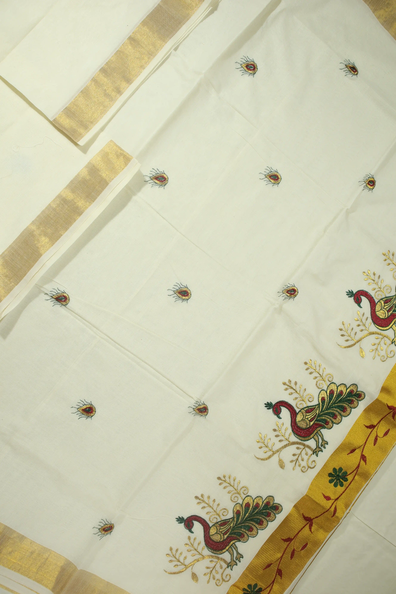 ivory-peacock-kerala-saree-kls000217-b