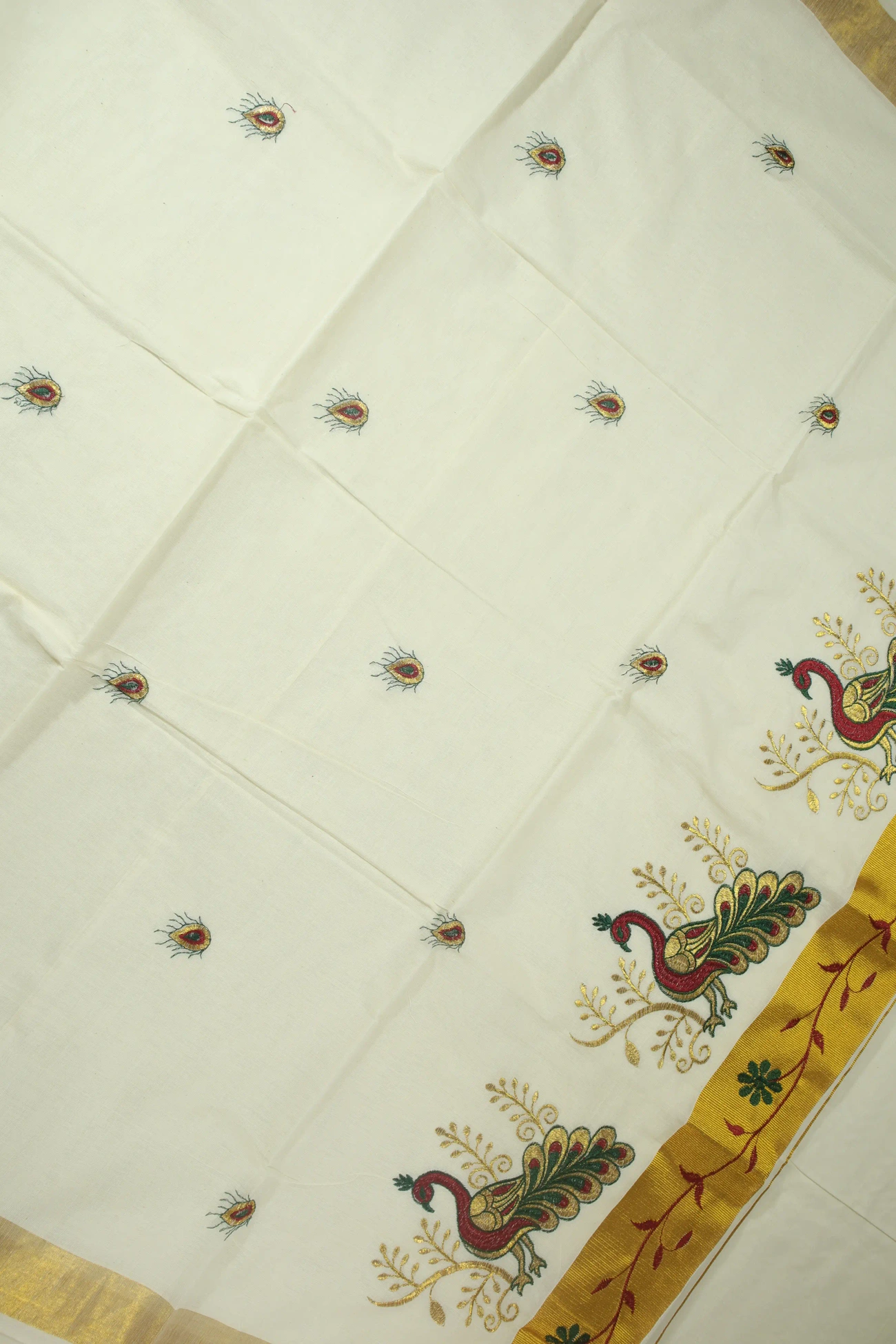 ivory-peacock-kerala-saree-kls000217-c