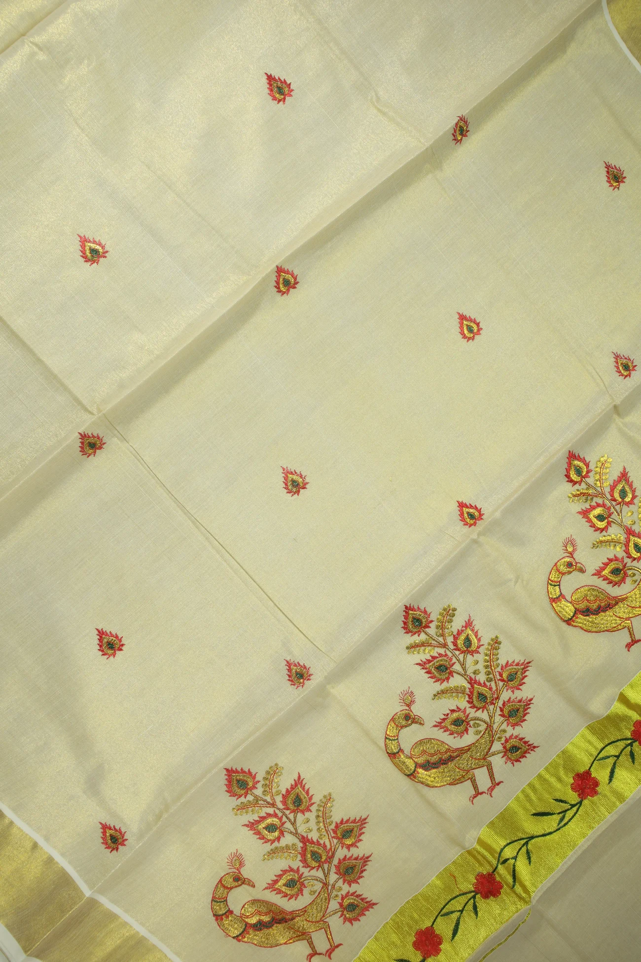 ivory-peacock-kerala-saree-kls000207-c