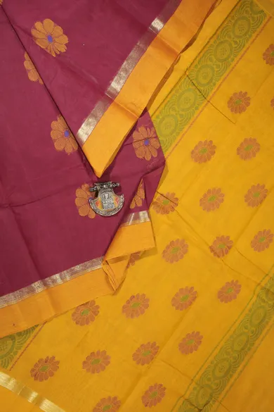 dark-maroon-flower-coimbatore-cotton-saree-cbe000347-a