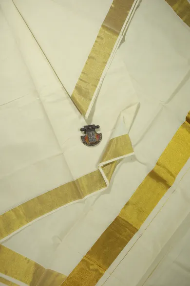 ivory-plain-kerala-saree-kls000219-a