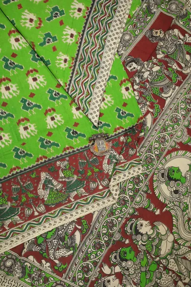 light-green-bird-kalamkari-saree-kk001272-a