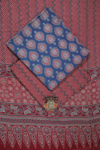 blue-flower-ajrak-cotton-dress-materials-ac000396-a